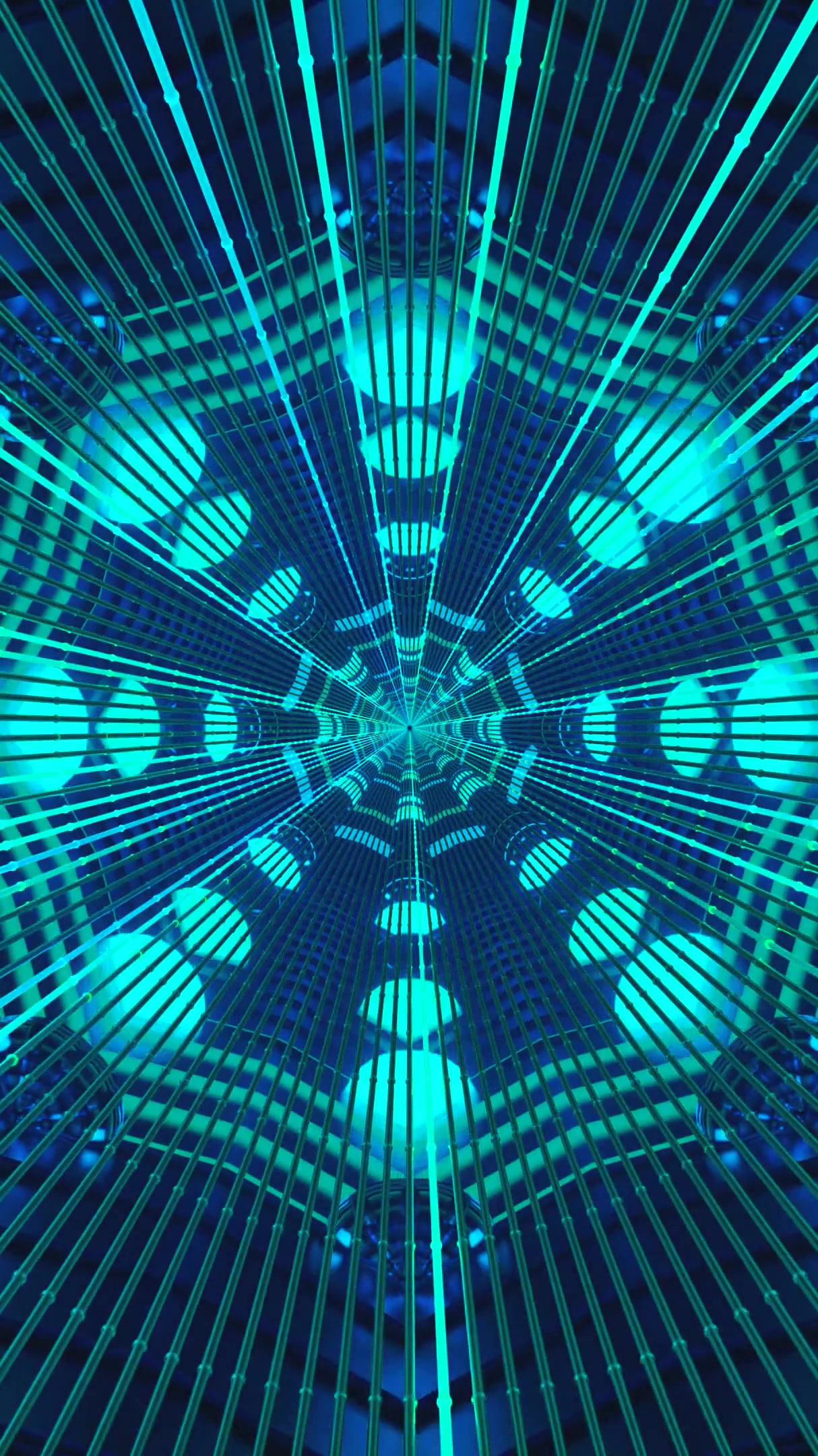 Vibrant tunnel video vj loop screensaver creating an immersive experience in motion with swirling patterns and dynamic colors