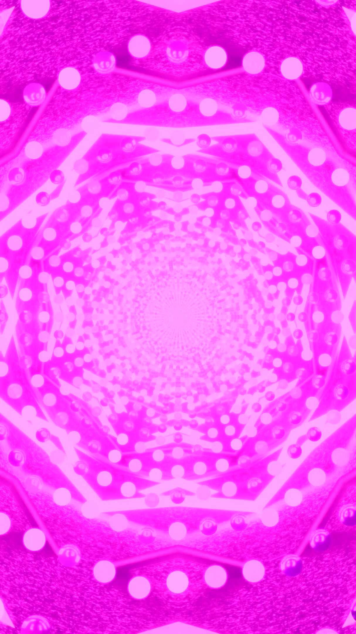 Vibrant tunnel video loop creates an immersive experience with sw