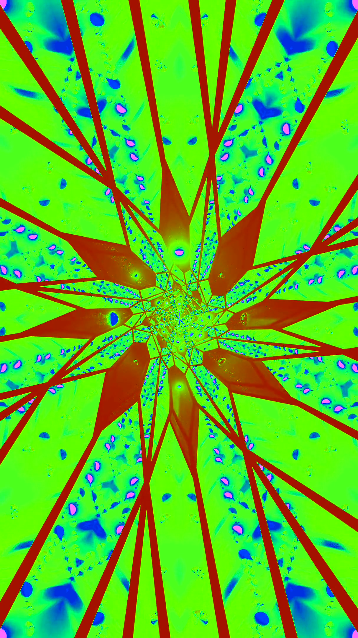Mesmerizing tunnel video vj loop screensaver with vibrant colors and dynamic motion