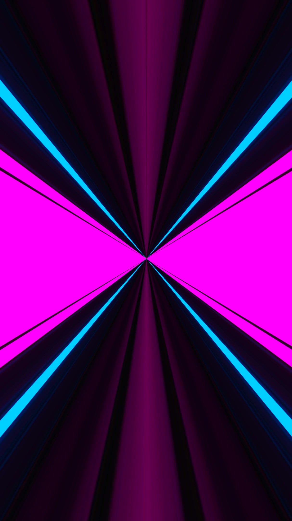 Vibrant pink and black tunnel video loop for seamless screensaver experience