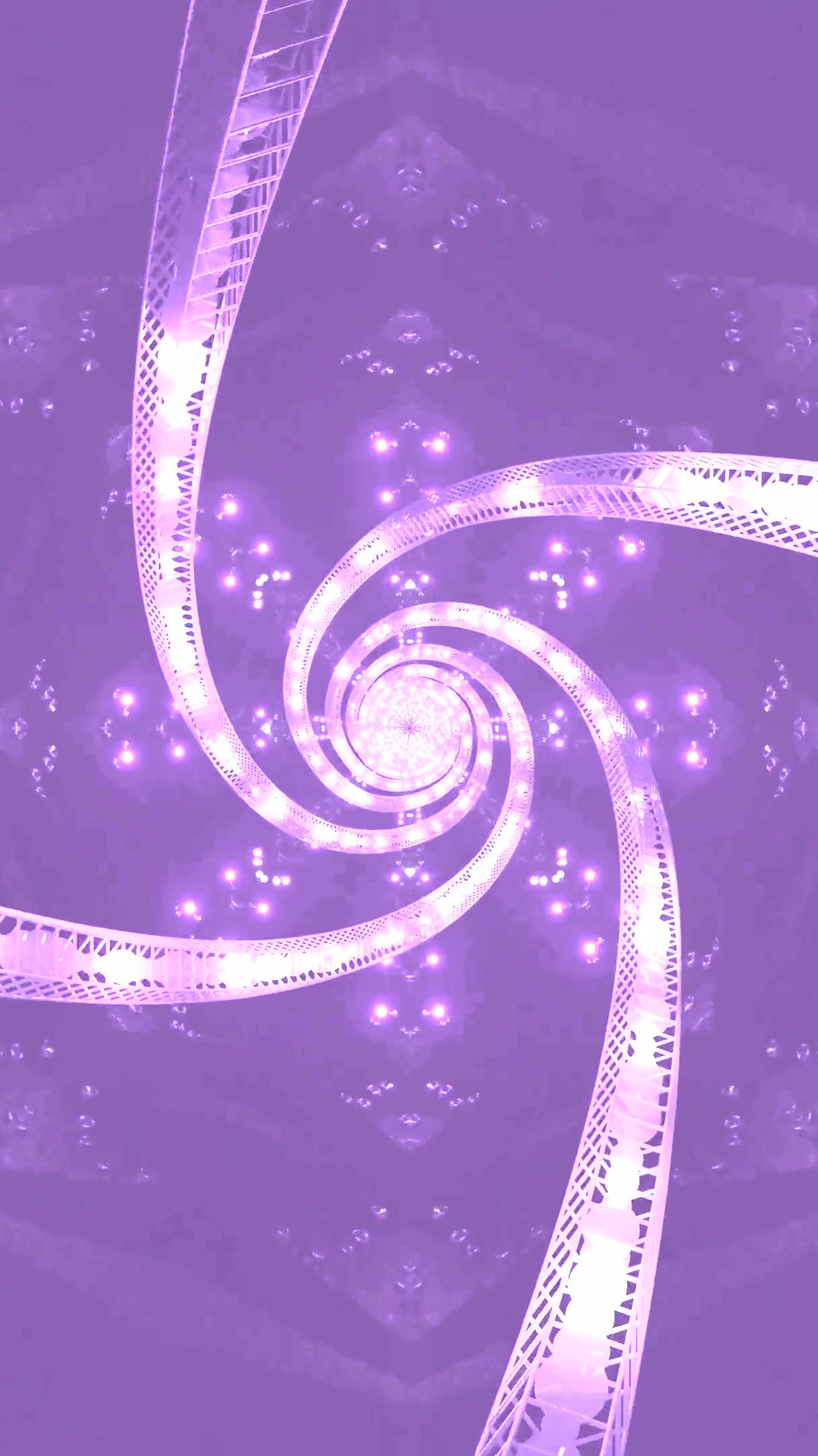 Stunning tunnel video vj loop screensaver with seamless motion an