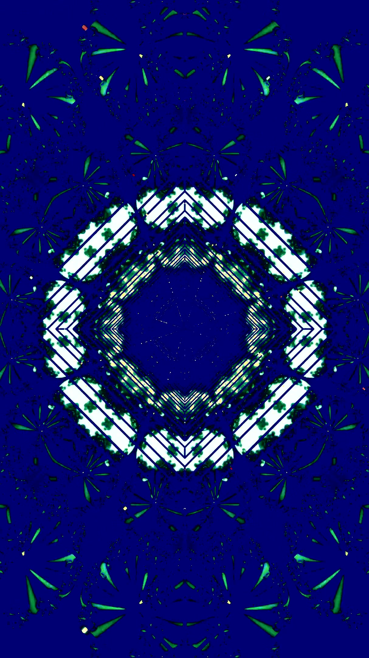 Tunnel video loop creation featuring dynamic patterns and vibrant