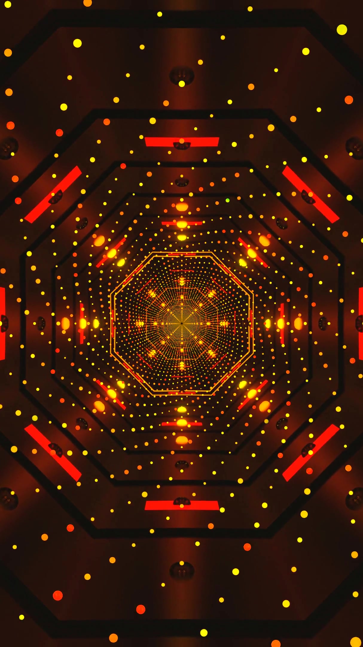 Experience vibrant motion in a seamless looping tunnel video that captivates with colorful patterns and dynamic energy