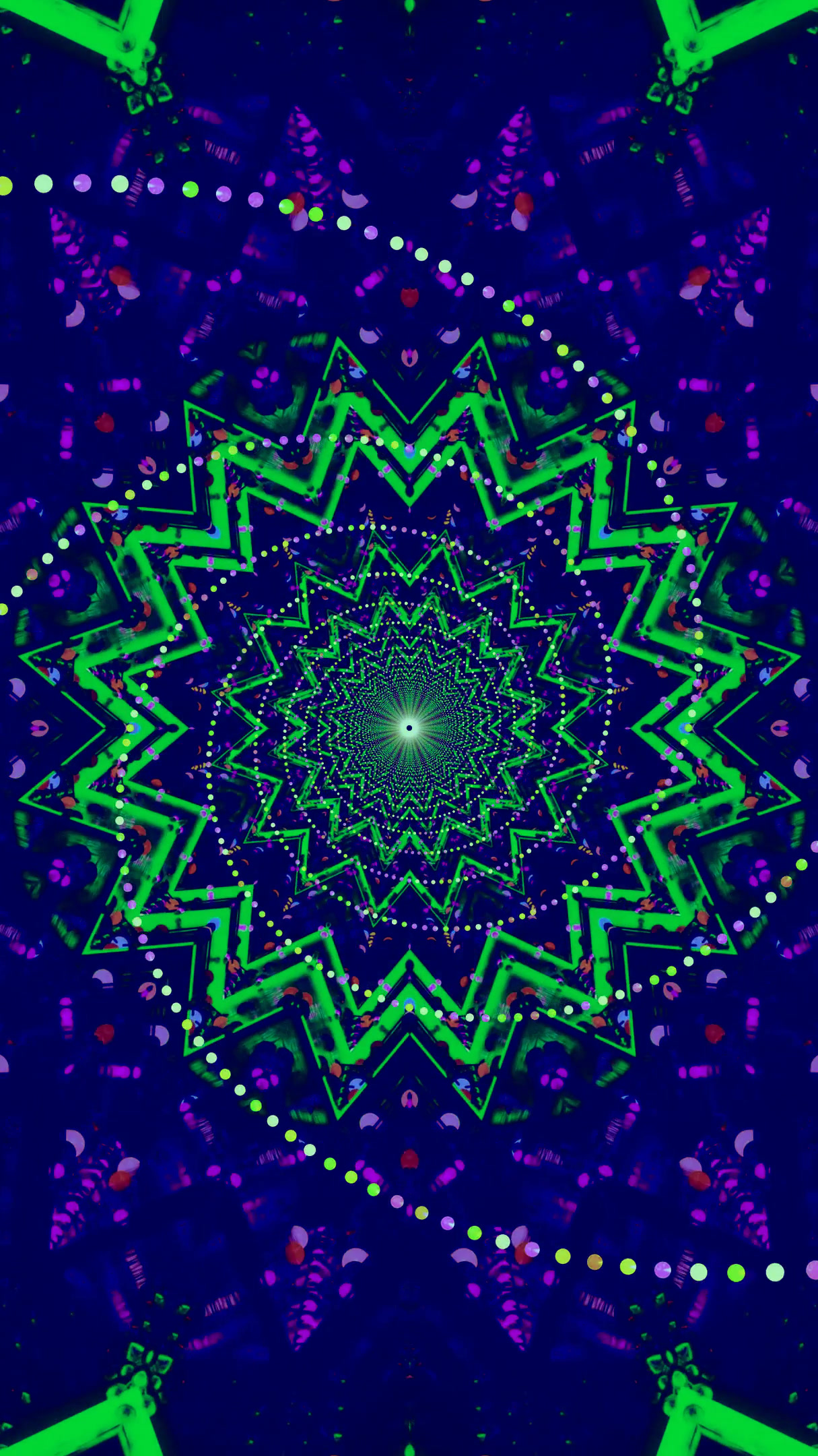 Tunnel video vj loop screensaver with seamless transitions and vi