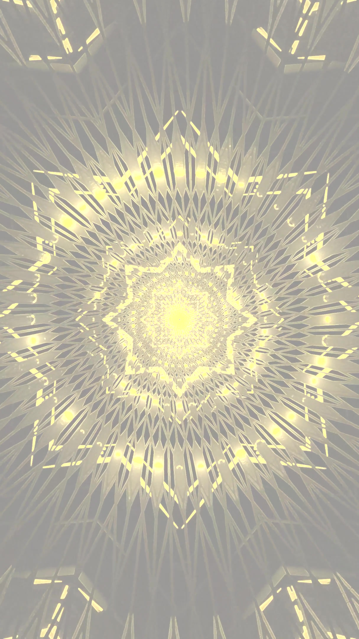 Tunnel video vj loop screensaver with glowing patterns and seamle