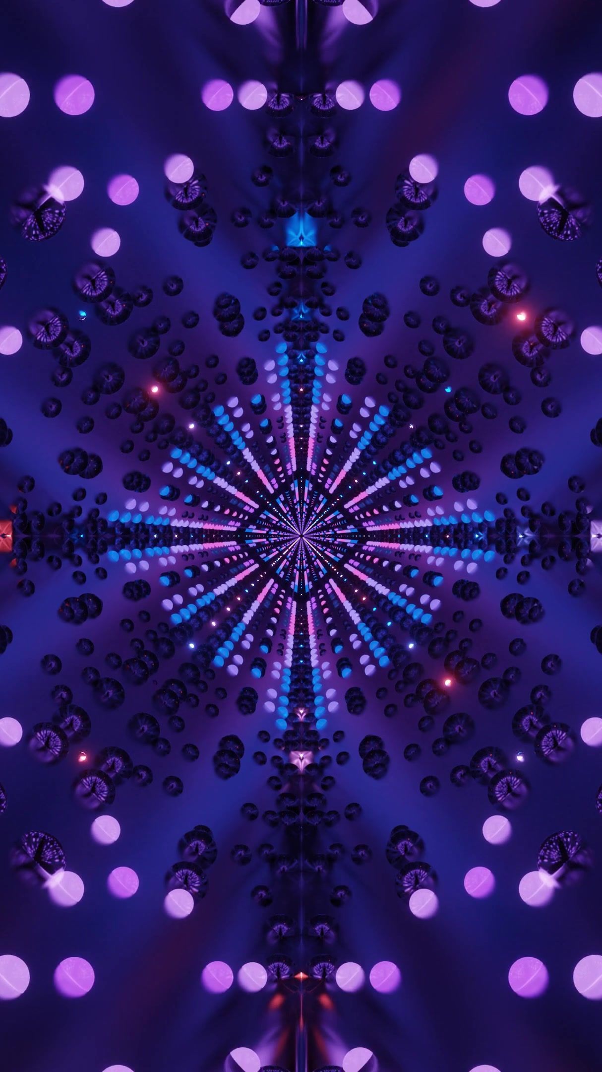 Vibrant tunnel vj loop screensaver creating lively atmosphere for relaxing or entertaining moments