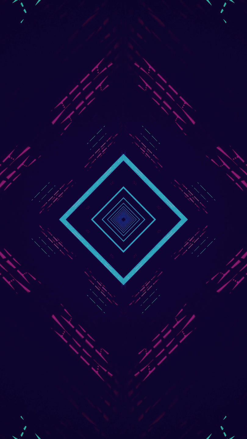 Tunnel video loop creates mesmerizing light patterns for seamless visual experience in digital art display