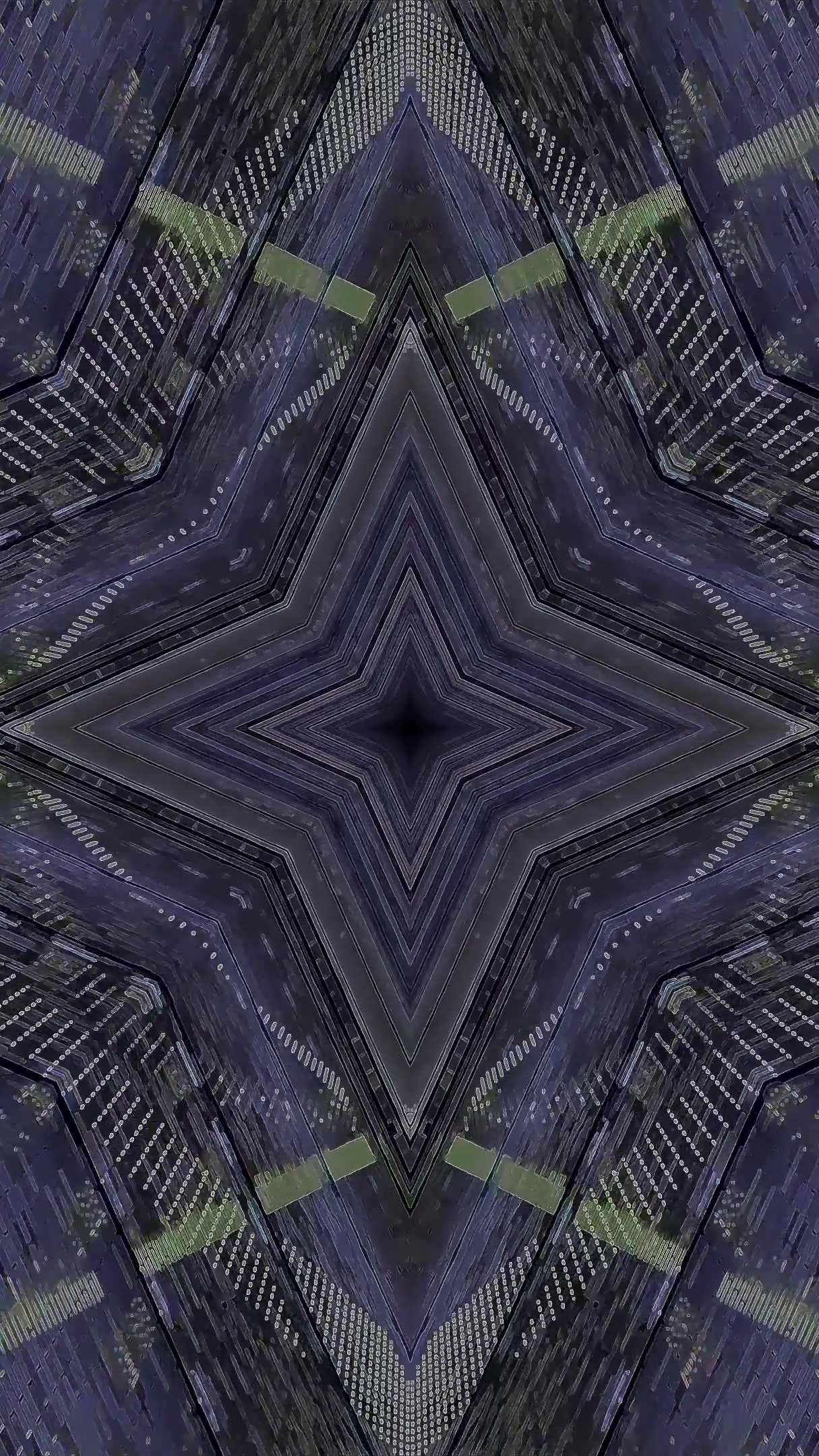 Seamless tunnel video loop screensaver with dynamic patterns and colors showcasing a mesmerizing visual experience