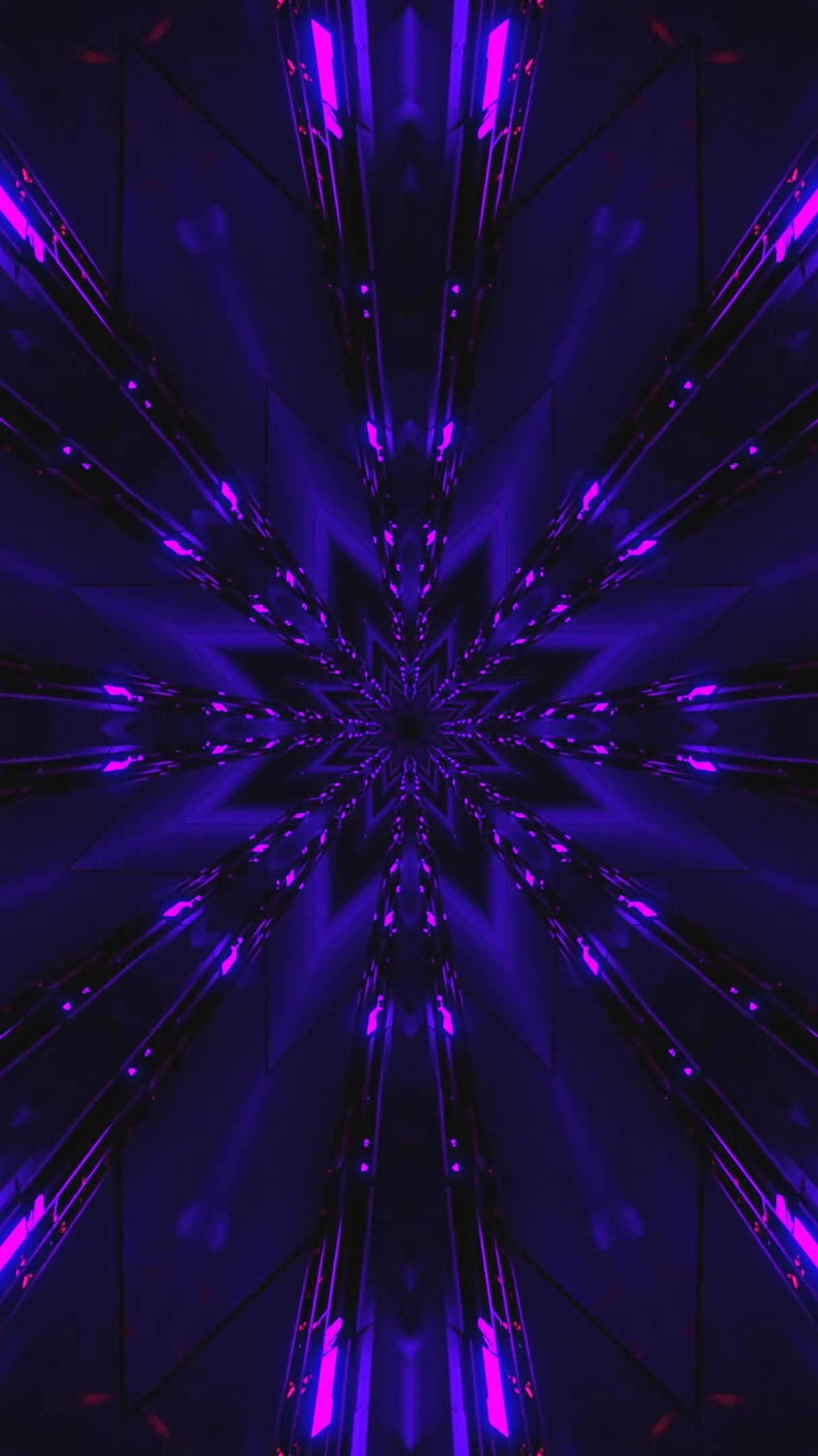 Dynamic tunnel video loop creates a mesmerizing visual experience with vibrant colors and seamless transitions