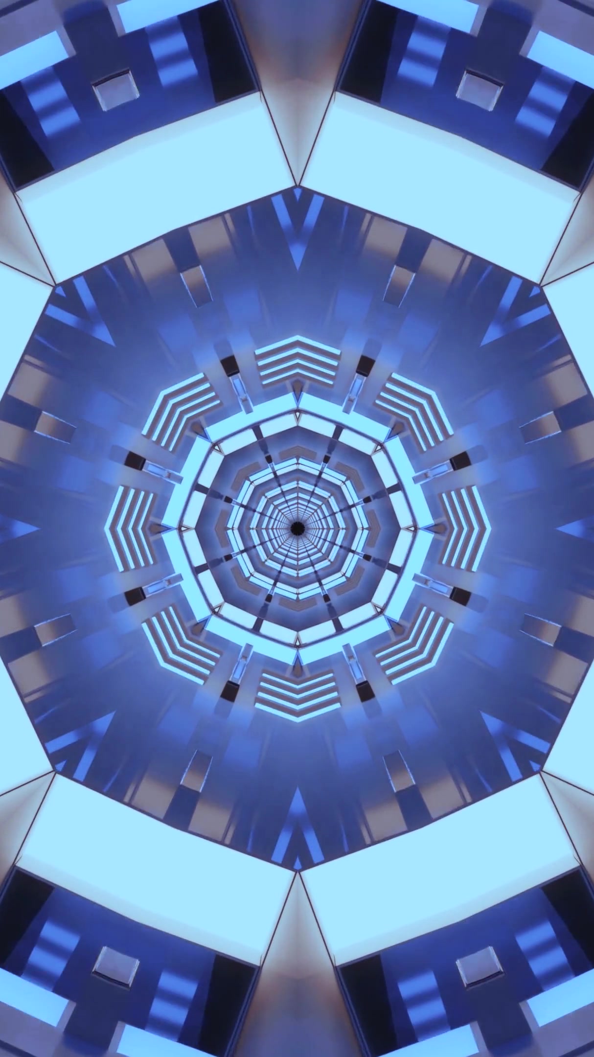 Endless tunnel vj loop screensaver creating mesmerizing visual experience