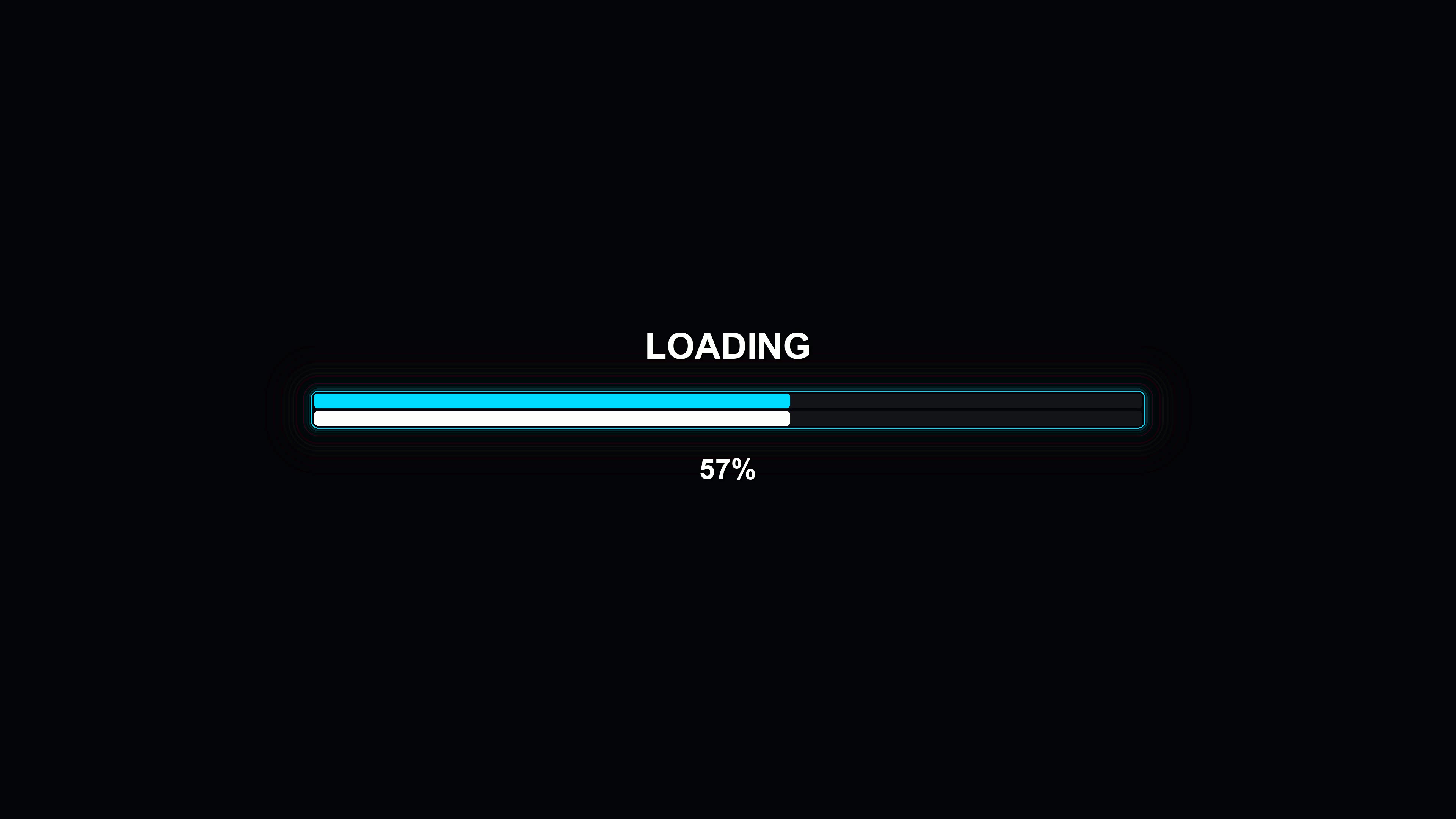 Stylish modern progressbar animation in vibrant colors showing loading status update for digital interface daily use