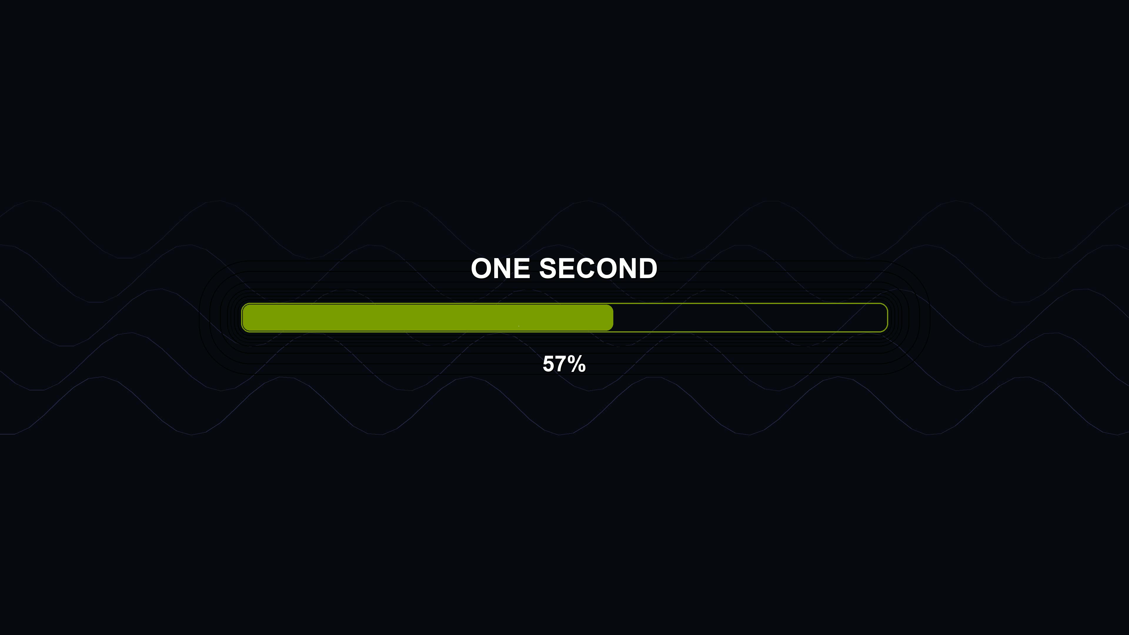 Stylish modern progress bar animation shows vibrant colors in a digital design environment