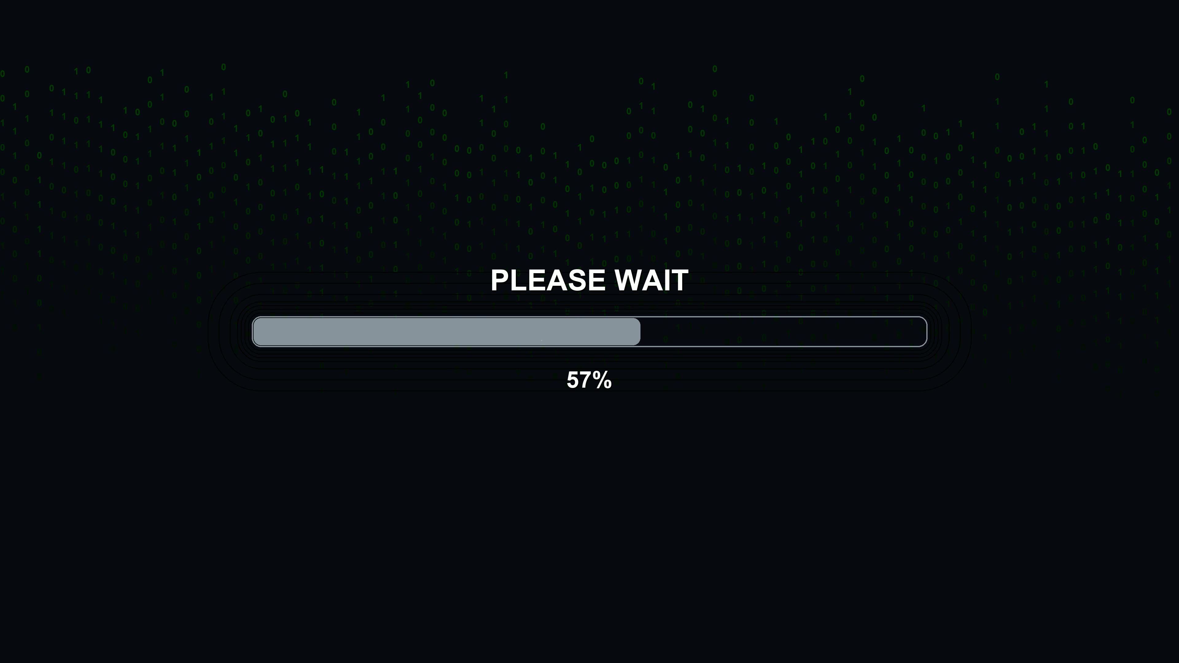 Stylish modern progressbar animation with vibrant colors displaying loading status and completion levels in a sleek design