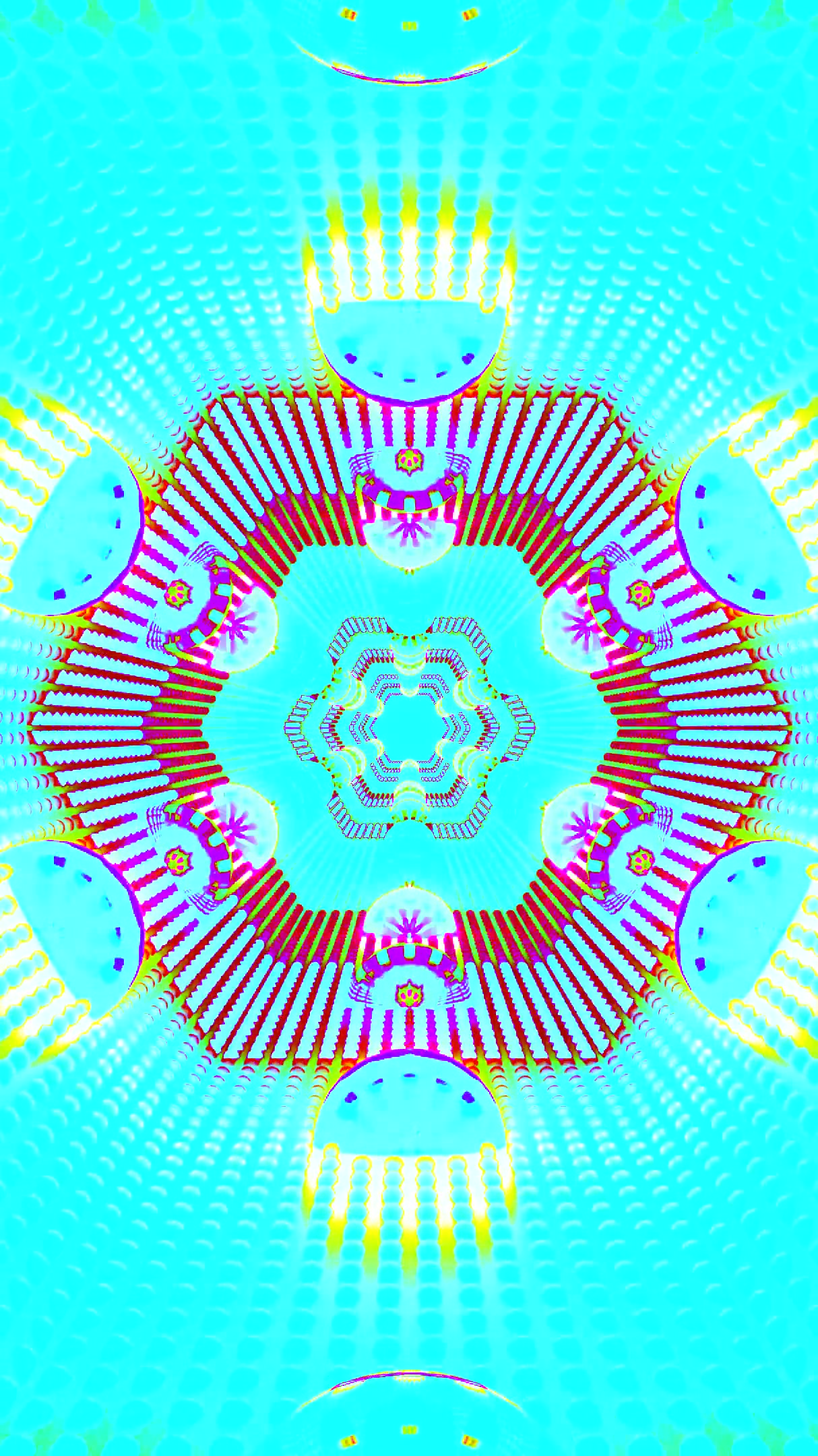 Vibrant tunnel video vj loop screensaver creating a seamless imme