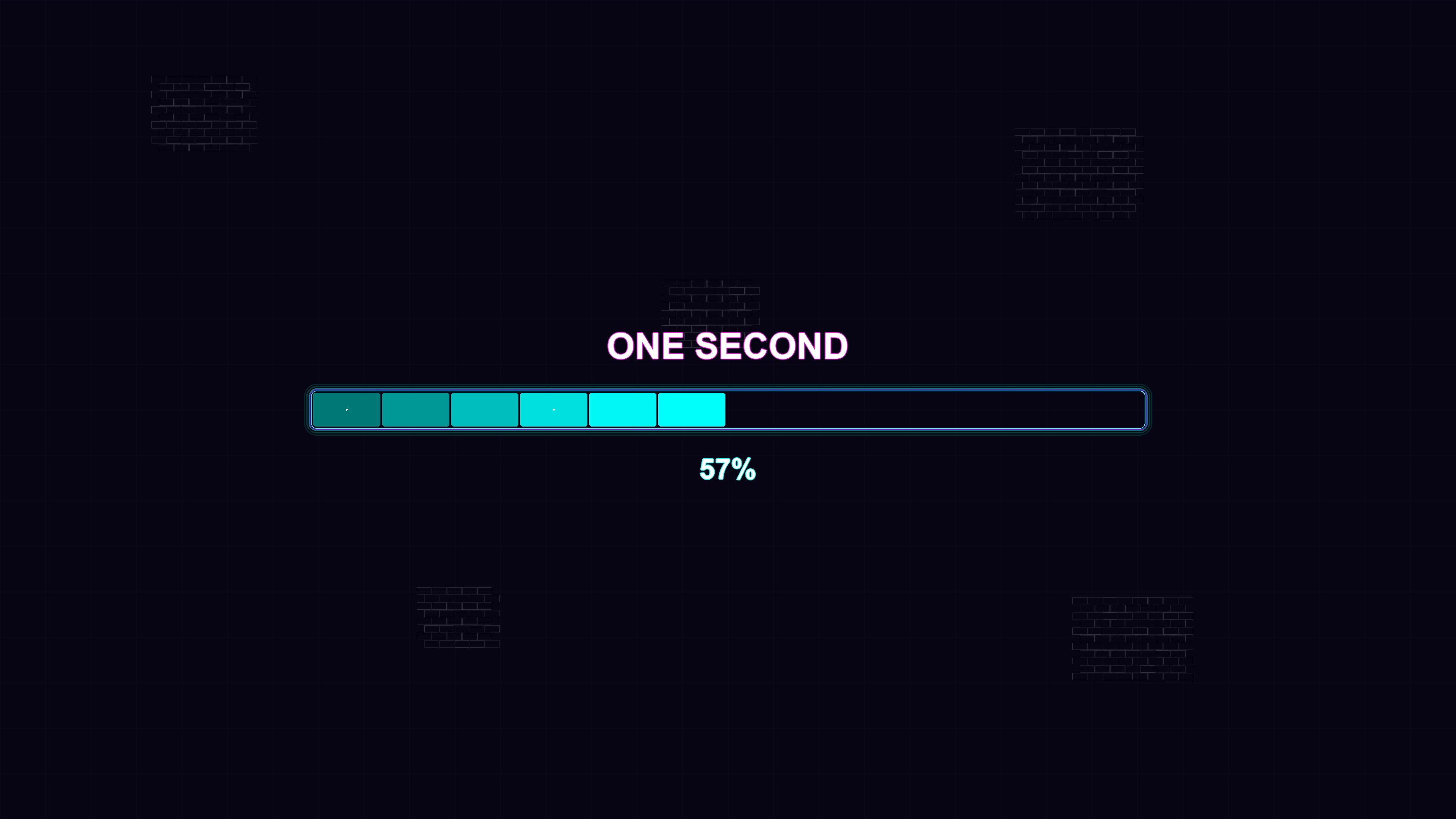 Modern progress bar animation for waiting periods in video format to show time remaining and completion status clearly