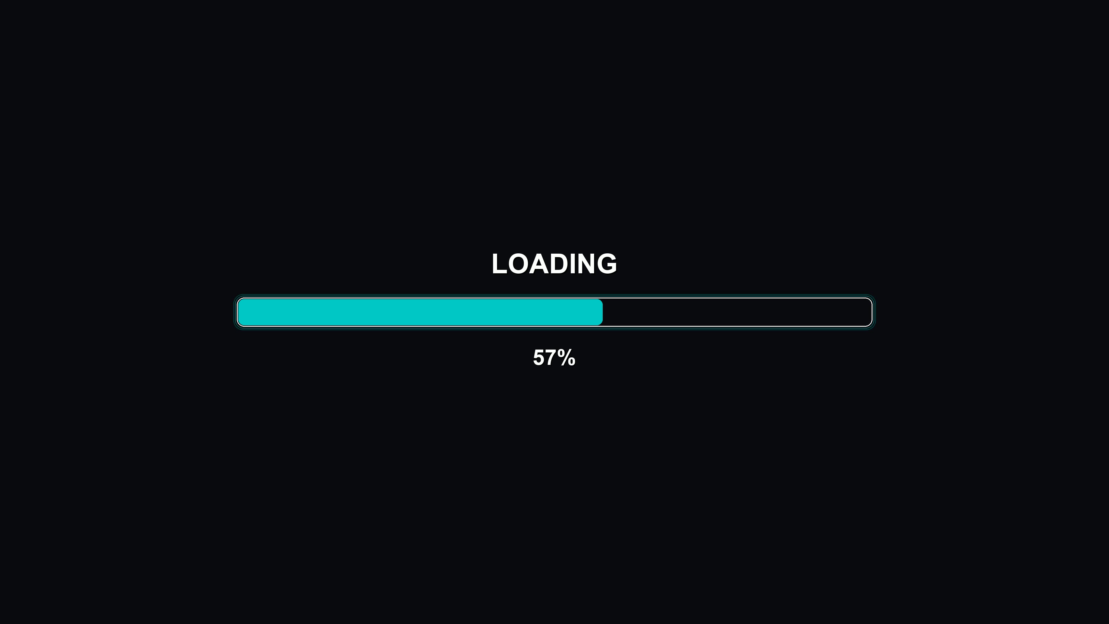 Stylish modern progress bar animation with vibrant colors in a digital setting for visual effects or software design