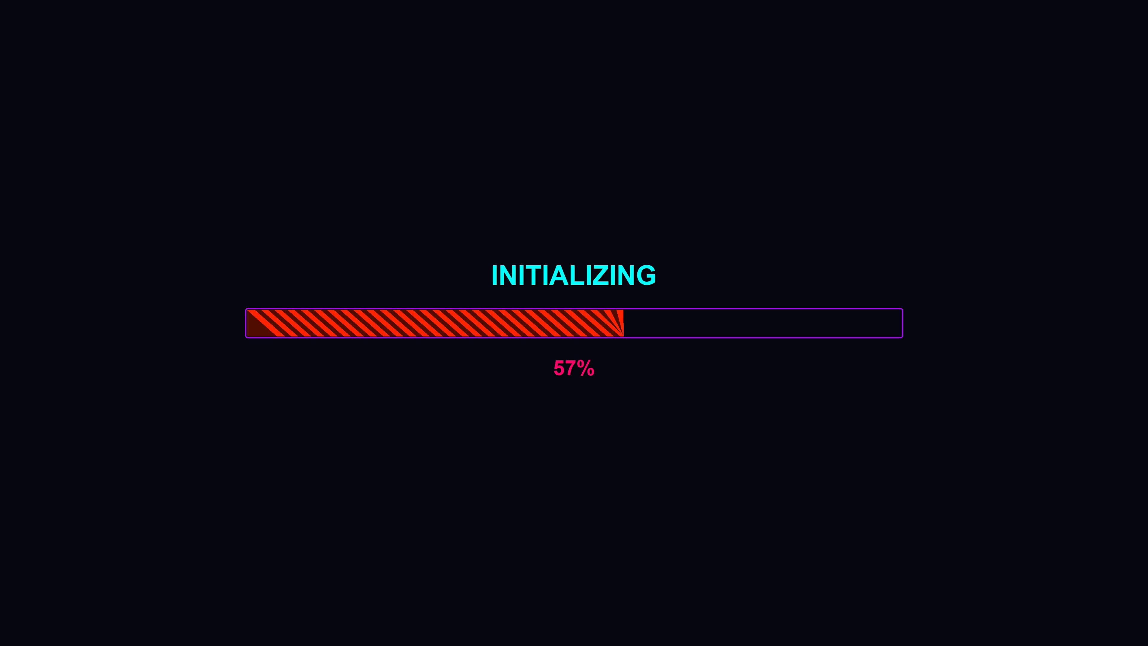 Modern progress bar animation displays loading status in clear format with simple design style during wait times for user experience enhancement