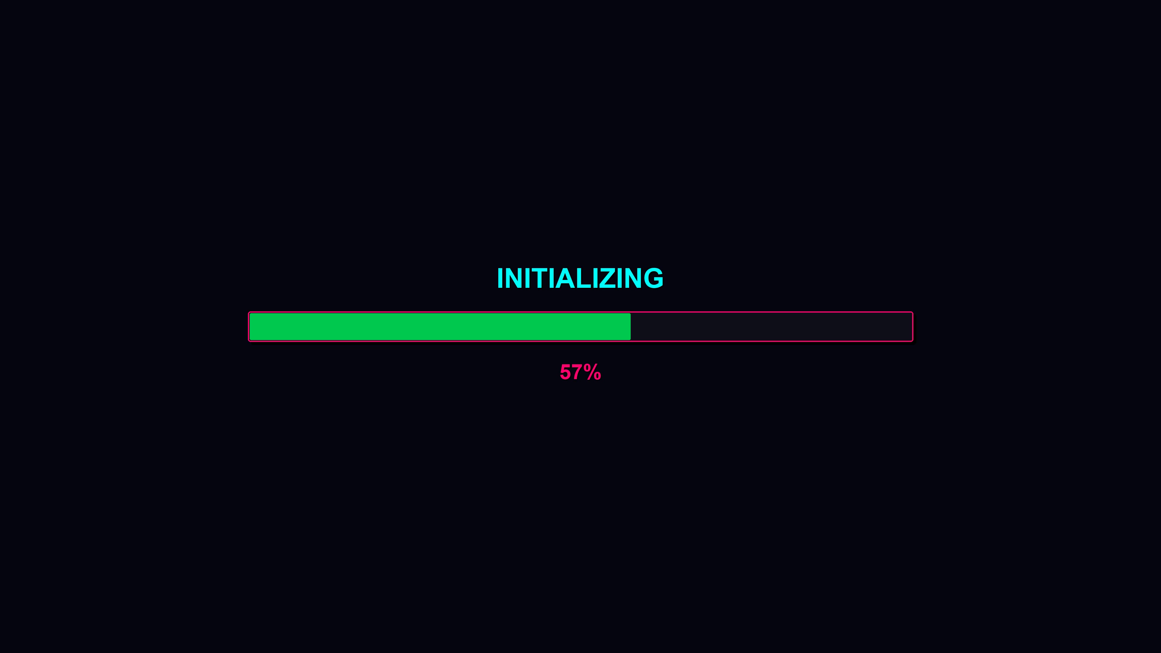 Modern progress bar animation depicts status update during loading screen for user interface interactions