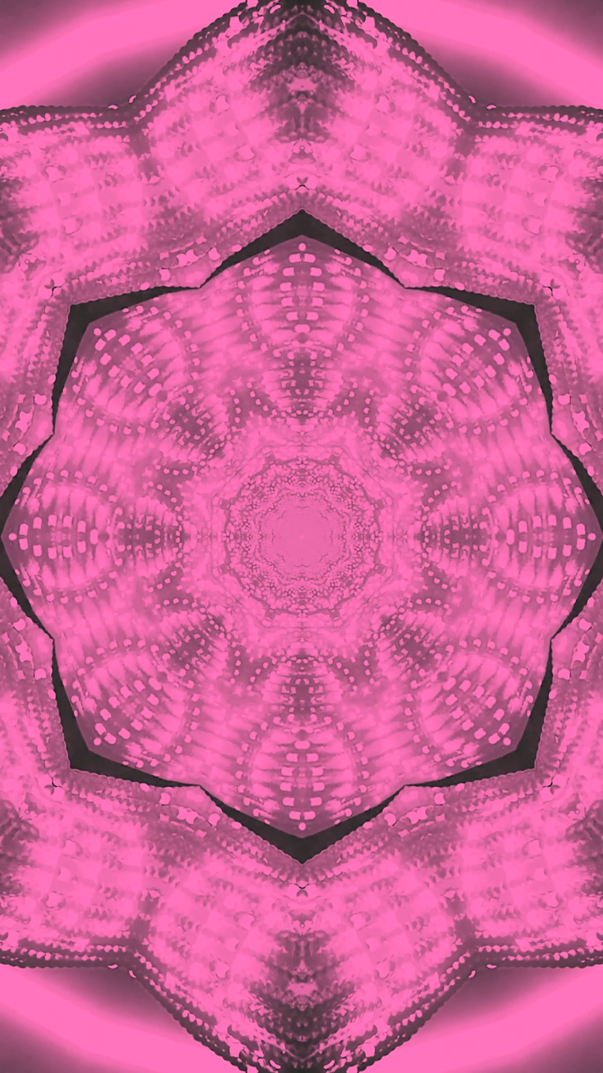 Colorful tunnel video loop creating vibrant visual effects for re