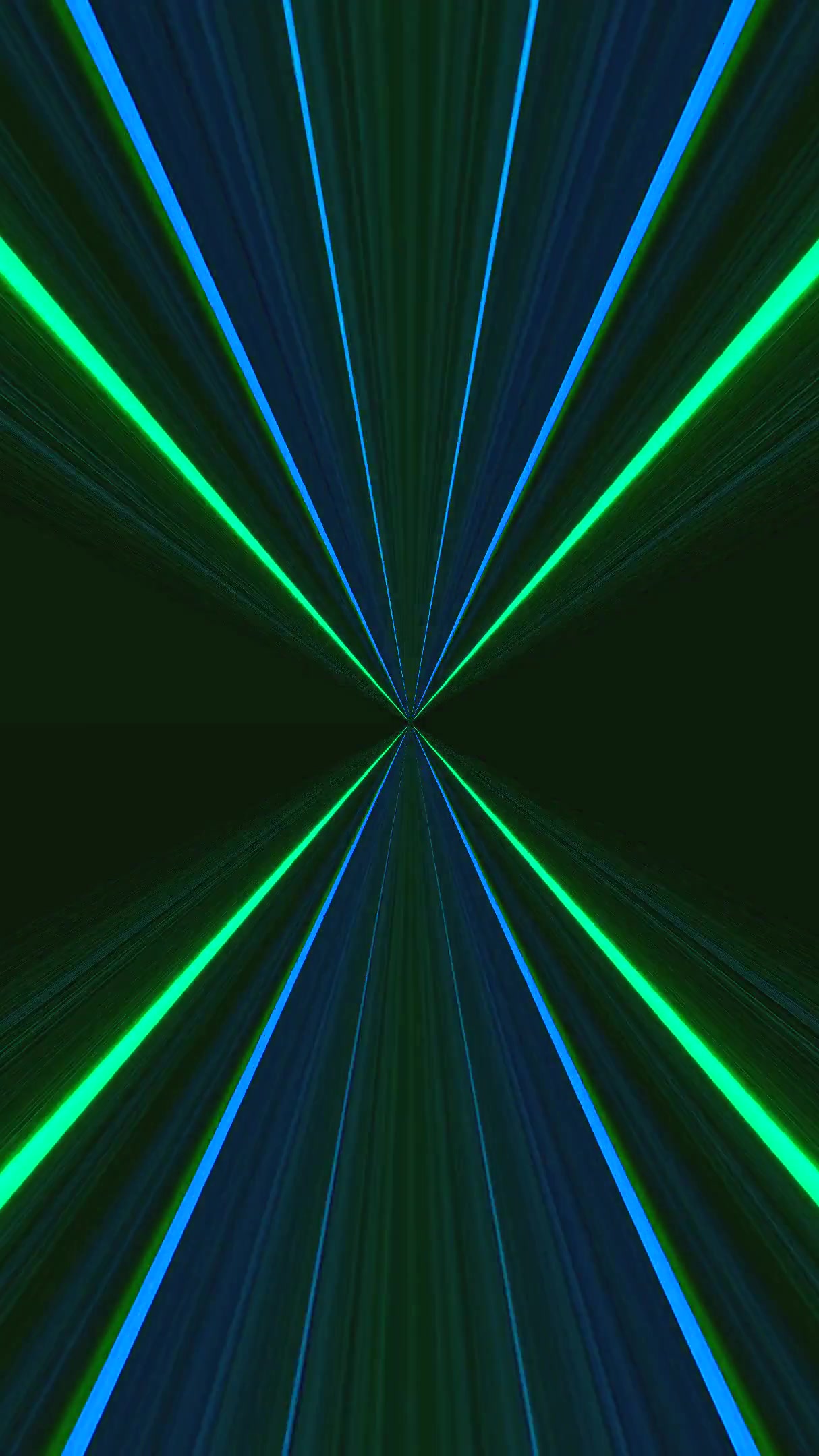 Visual experience of a seamless tunnel loop creating dynamic moti