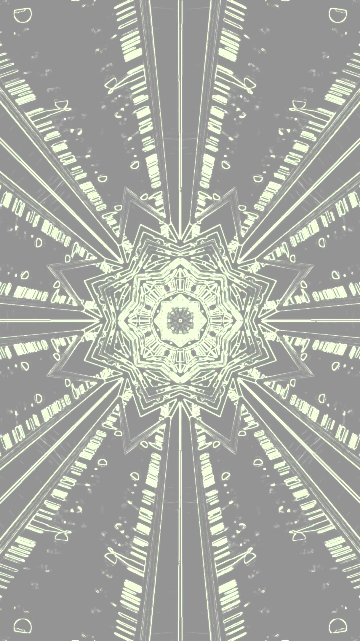 Seamless looping tunnel video vj loop screensaver with intricate