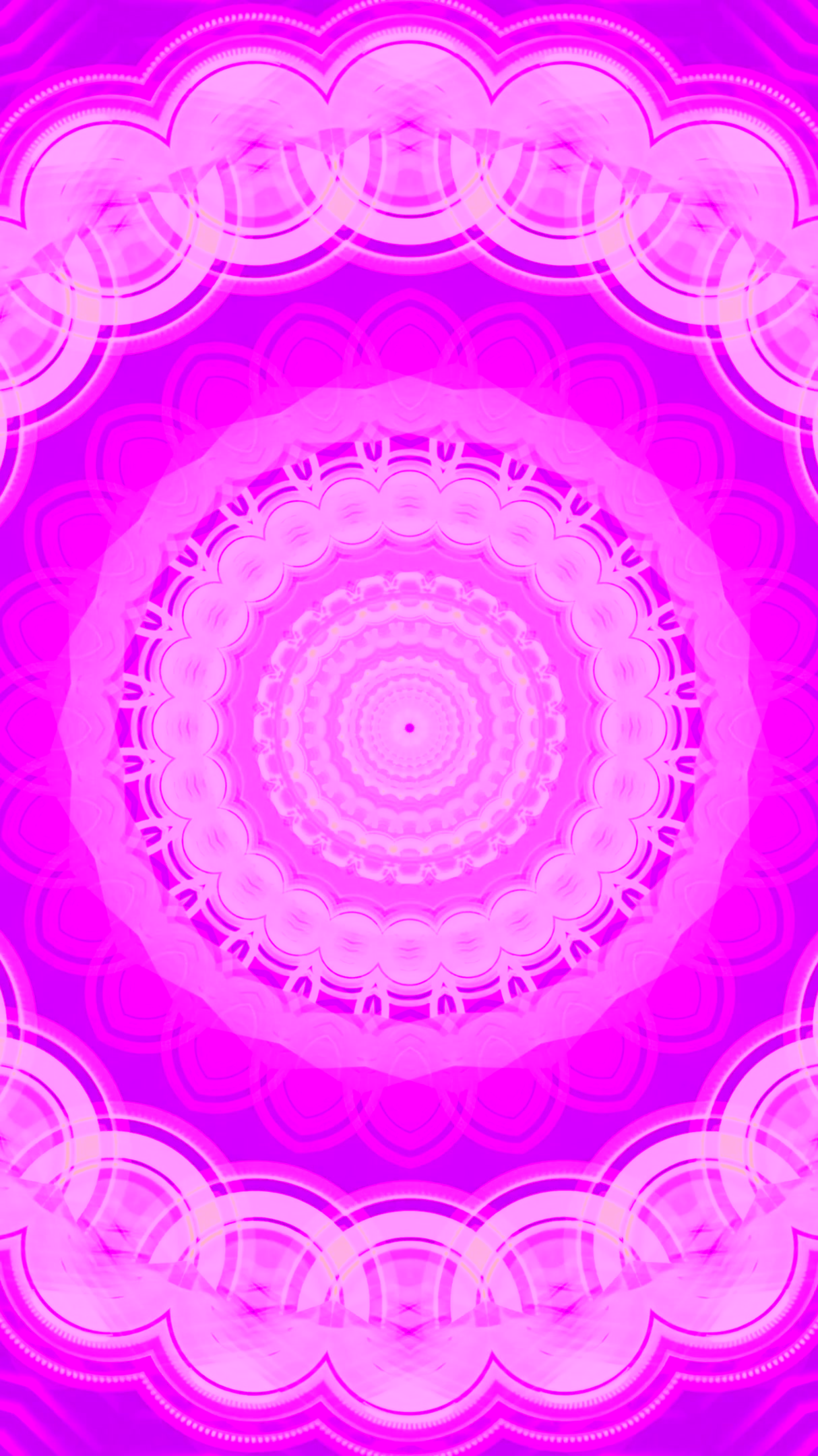 Seamless pink tunnel video loop creating dynamic visual effects f