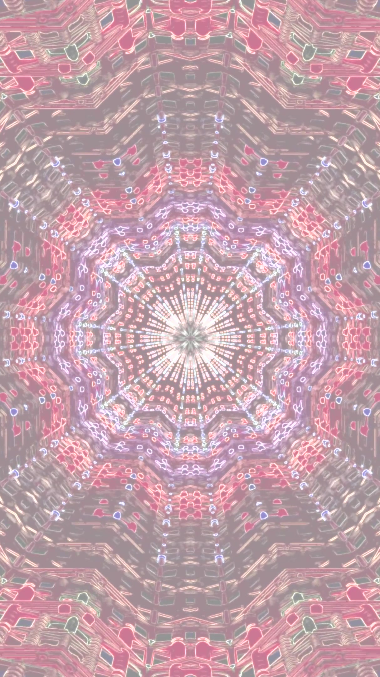 Colorful tunnel video vj loop screensaver creates a dynamic visua