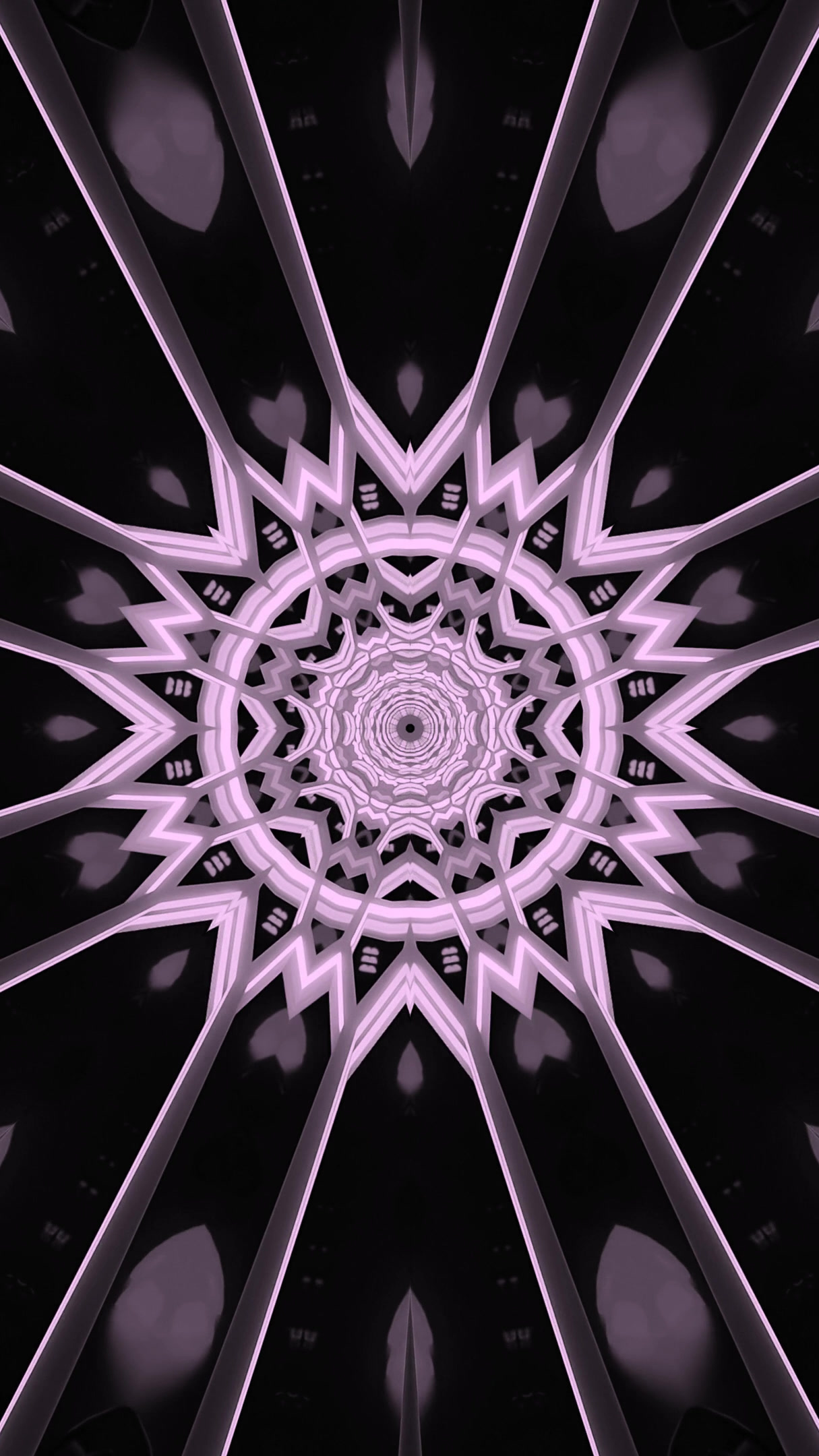 Seamless tunnel video vj loop screensaver with abstract movement