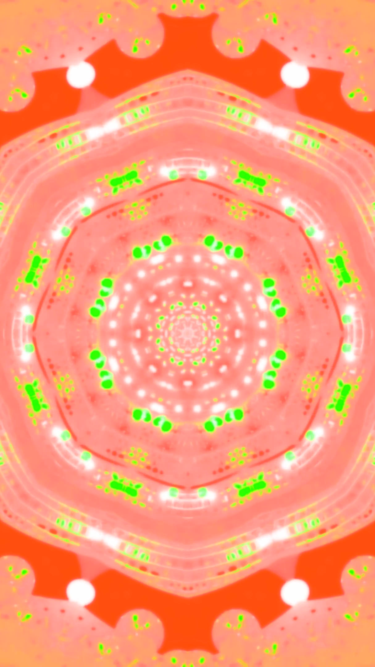 Tunnel video vj loop screensaver with colorful patterns and bright lights creating a seamless flow of visuals