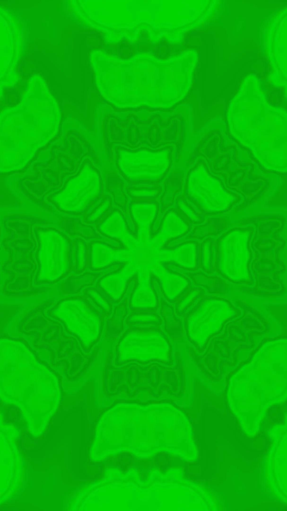 Dynamic green tunnel video loop featuring flowing patterns and vibrant visual effects for screensaver use