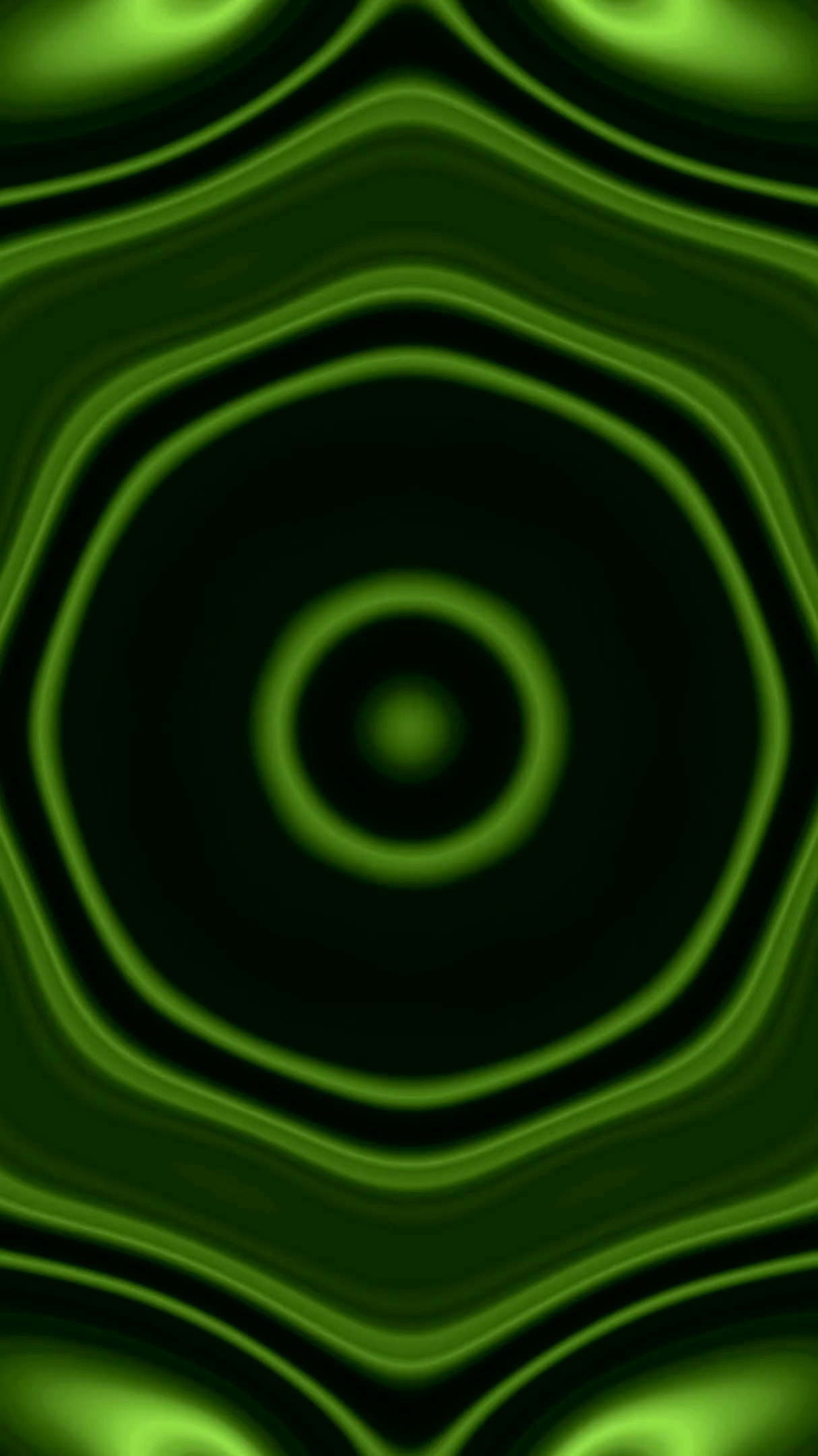 Dynamic green tunnel video loop creating a mesmerizing visual experience for screensaver use