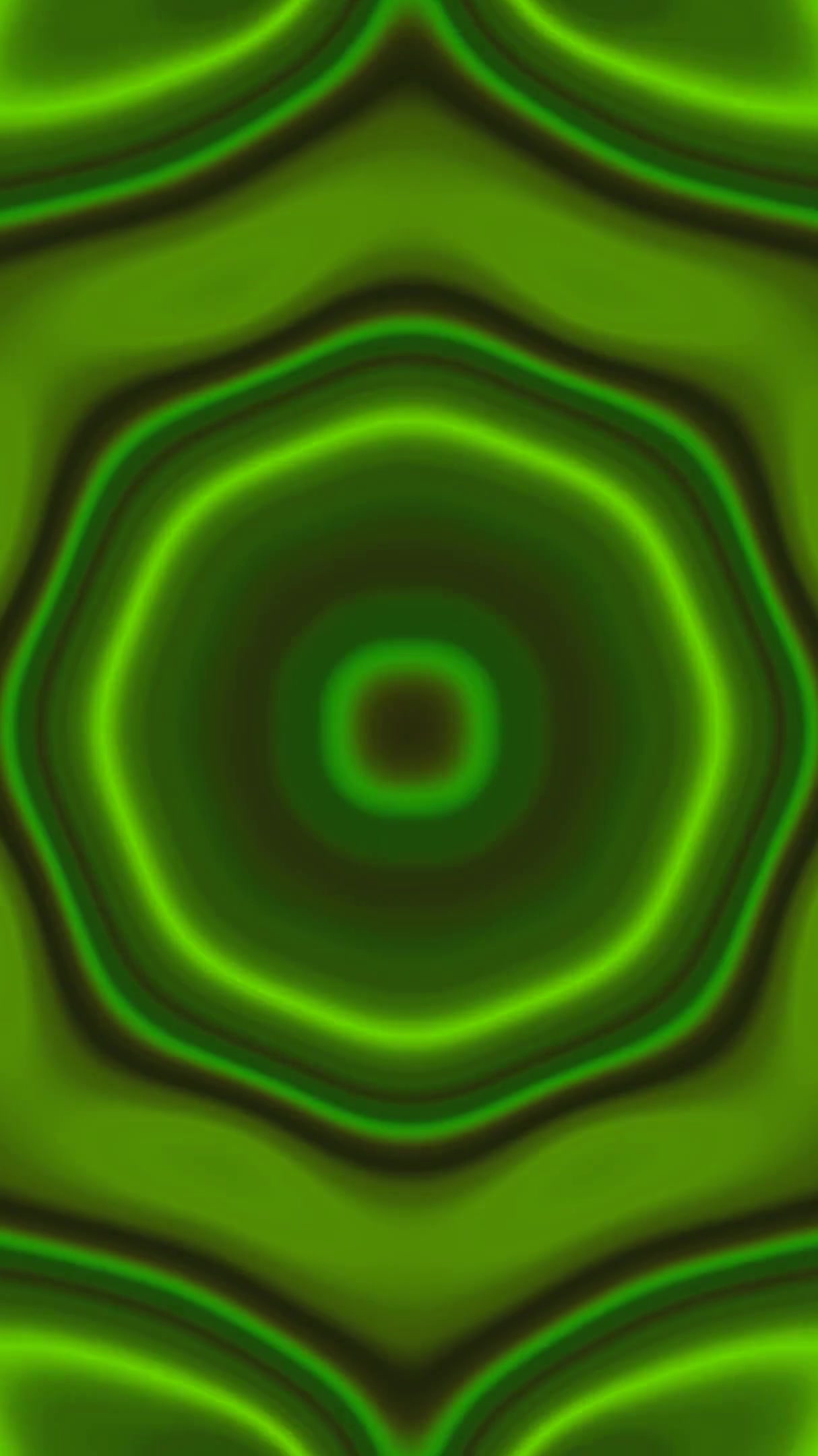 Tunnel video vj loop seamless screensaver with dynamic green patterns for immersive visual experiences