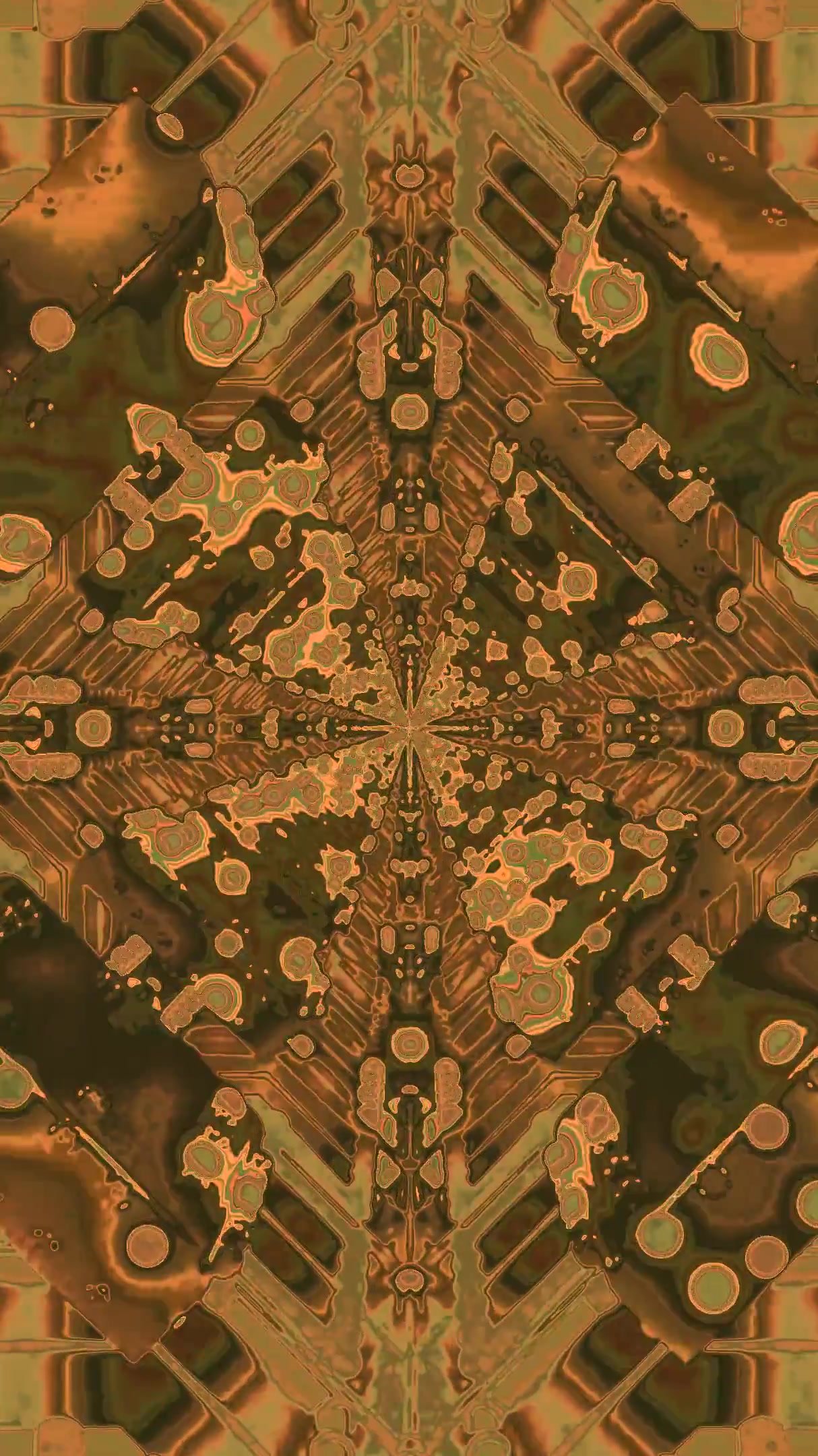 Seamless tunnel video animation loop showcasing vibrant patterns and colors in a continual motion display