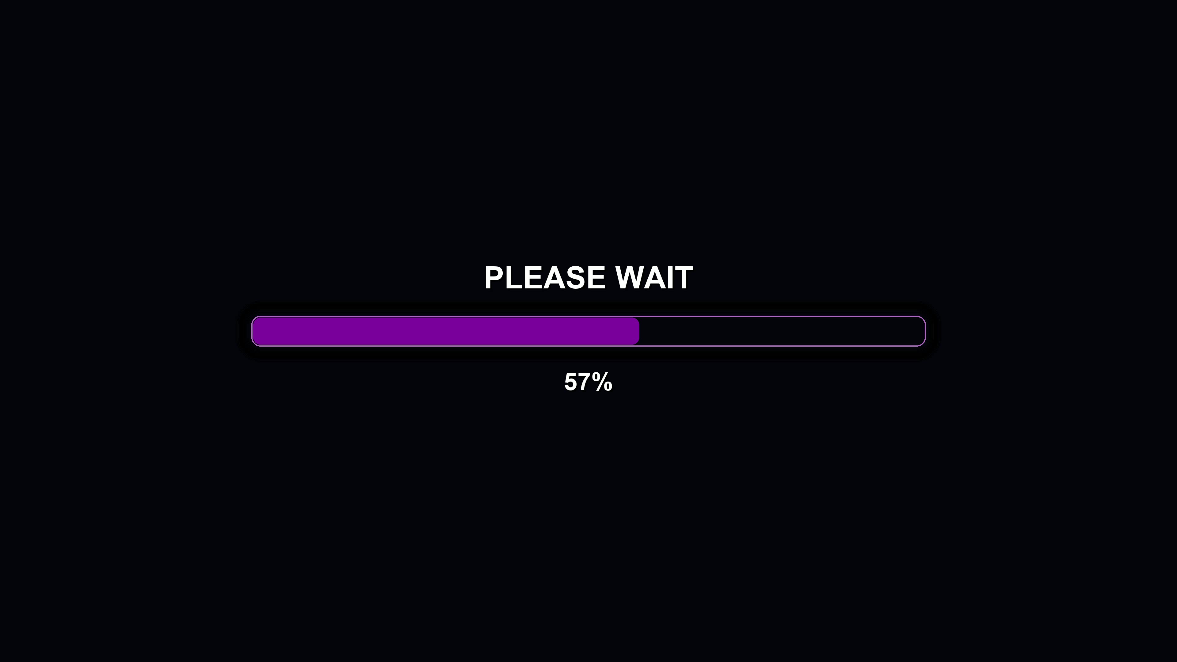 Modern style progress bar animation shows waiting process for user experience during loading time in digital environment