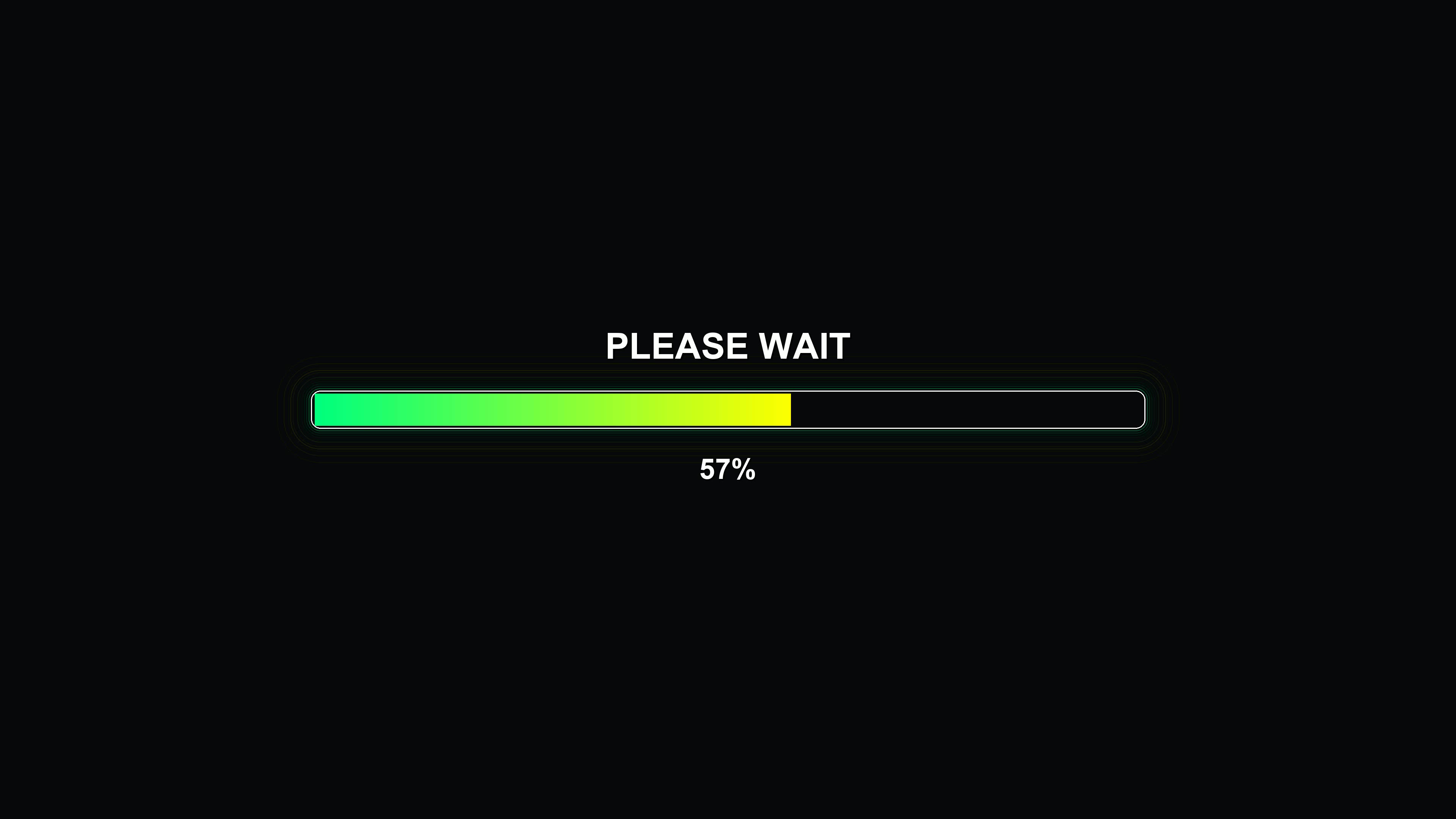 Modern progressbar animation showing waiting period with simple design and clear text