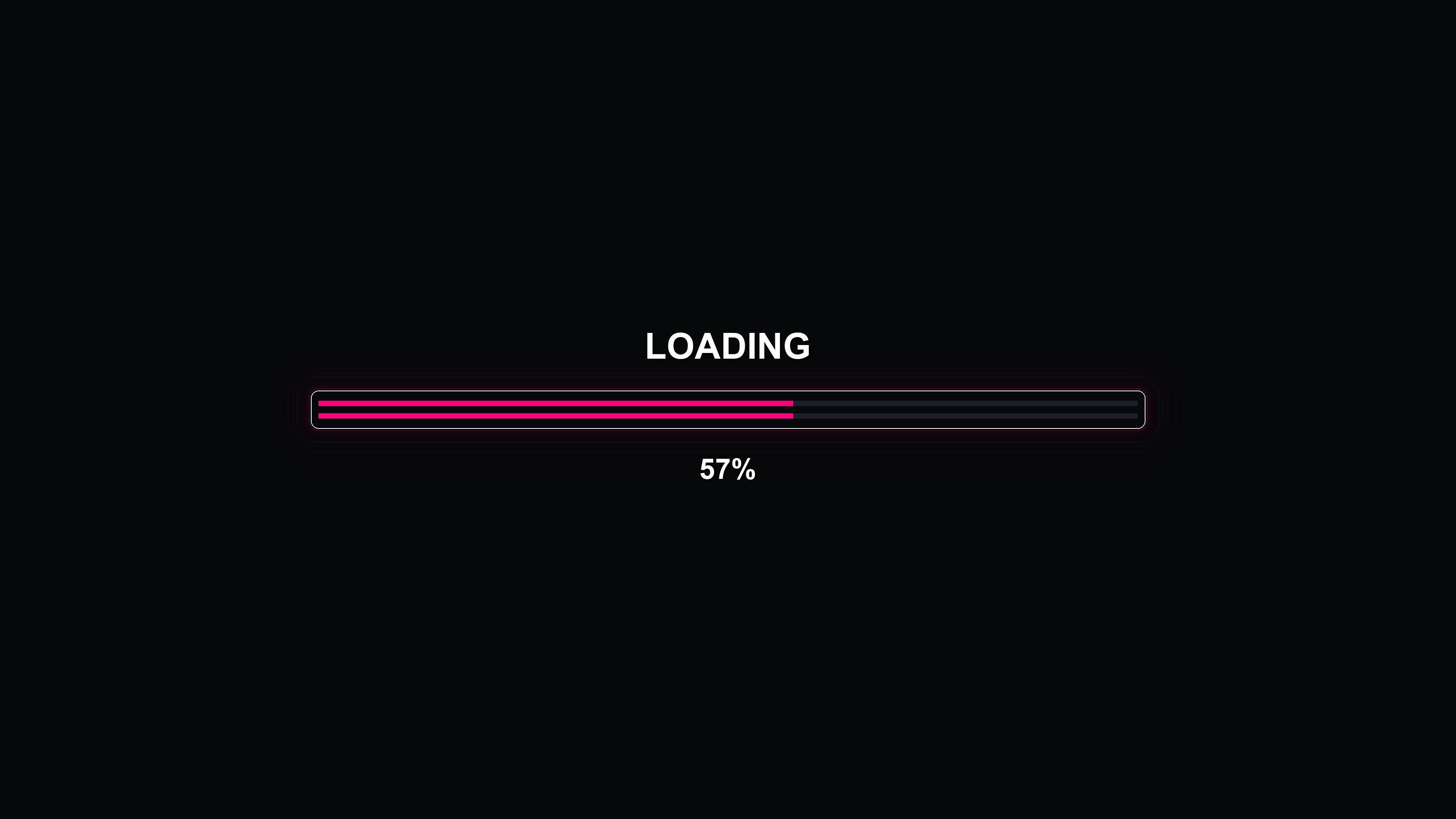 Modern progress bar animation showing loading status with clear indicators for waiting periods in digital interfaces