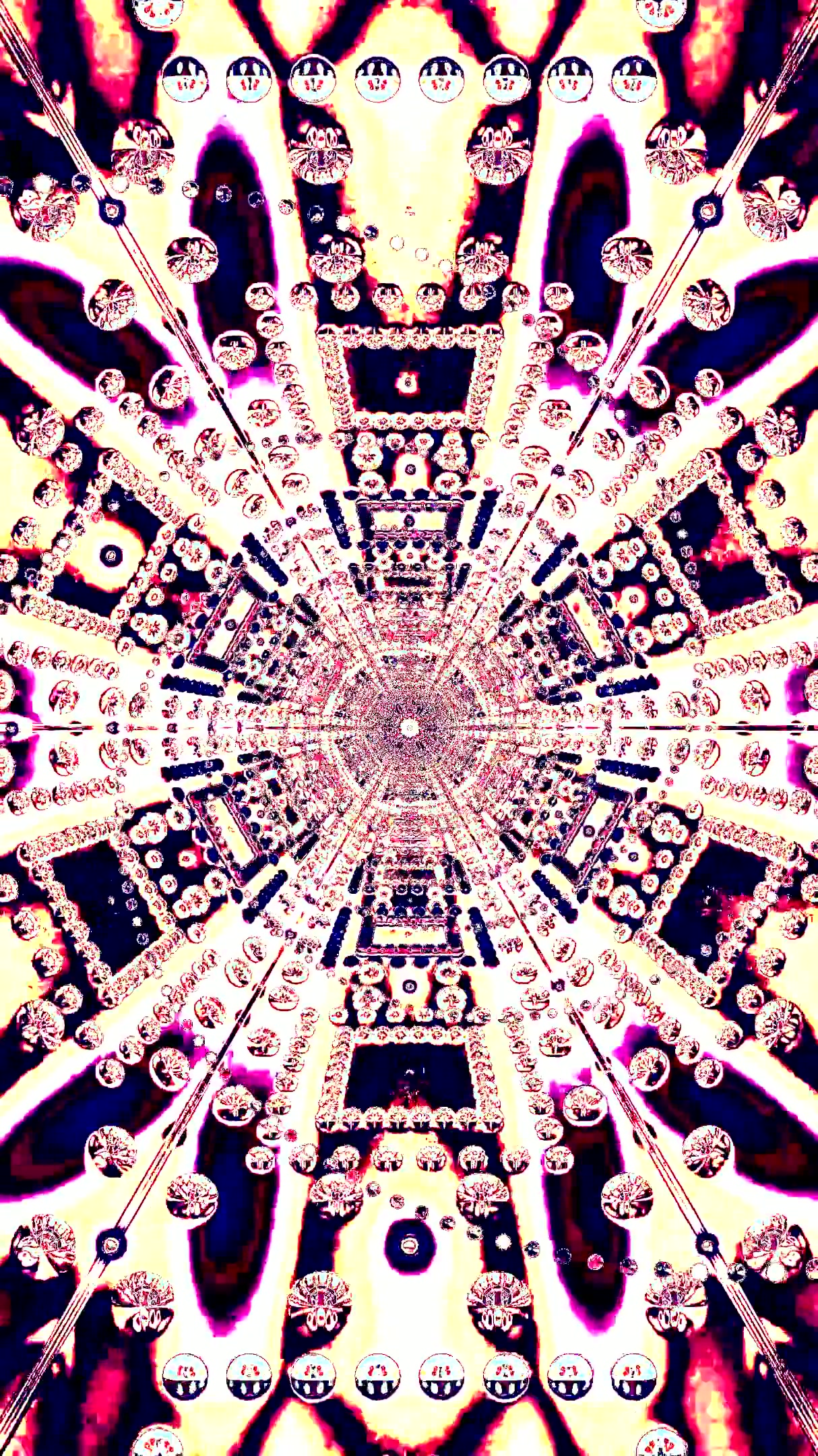 Tunnel video vj loop screensaver creates a vibrant and mesmerizin