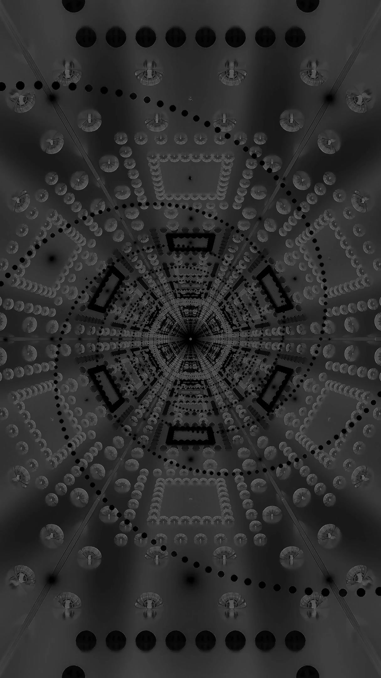 Tunnel video vj loop screensaver featuring seamless rotation and