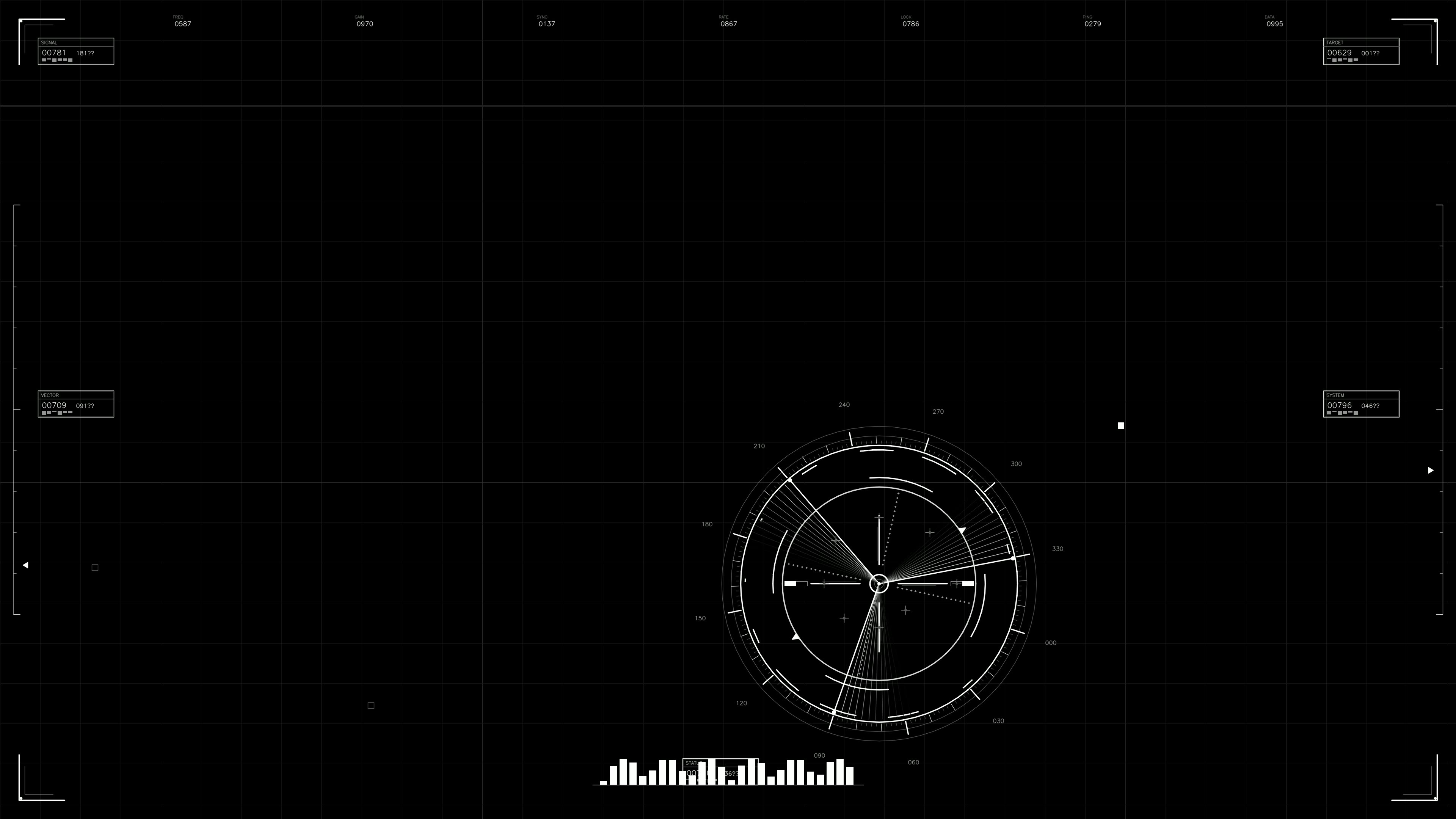 Military gui war stock footage with hud animation used in science fiction production for visual effects and storytelling