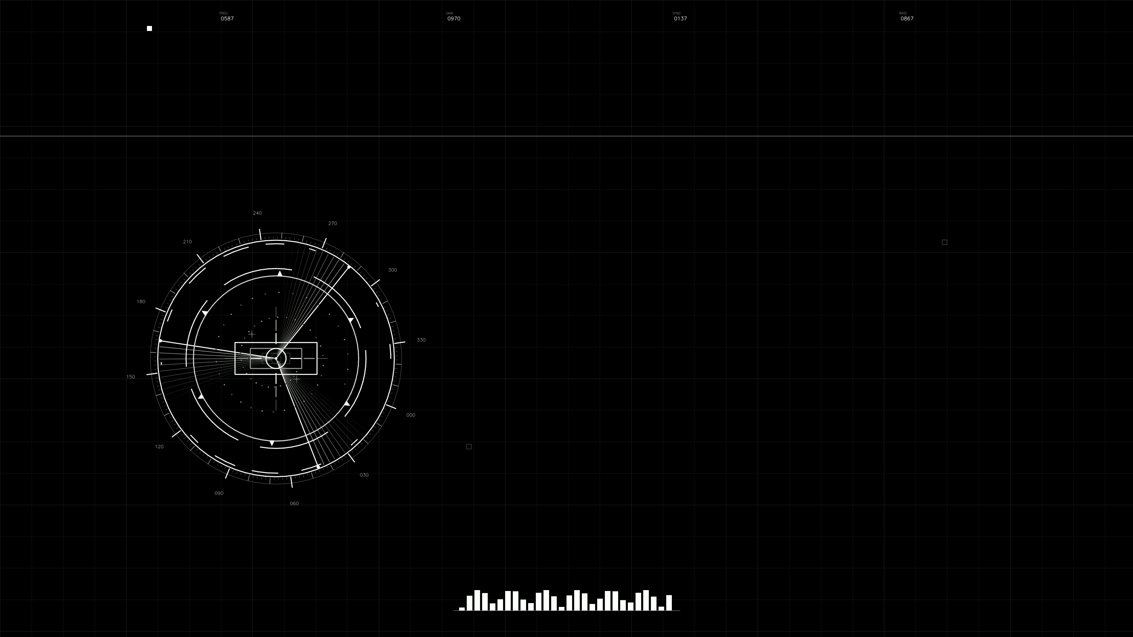 Military gui war stock footage hud animation for science fiction production showing technical interface elements