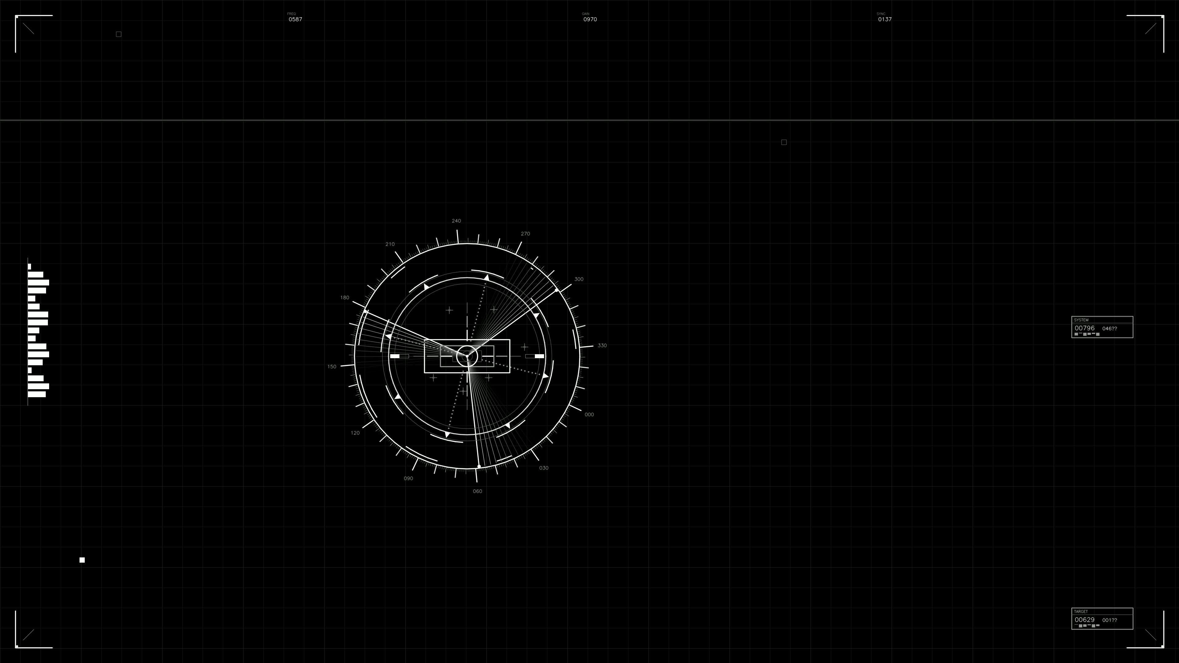 Military gui war stock footage hud animation used in science fiction production for futuristic visuals and designs