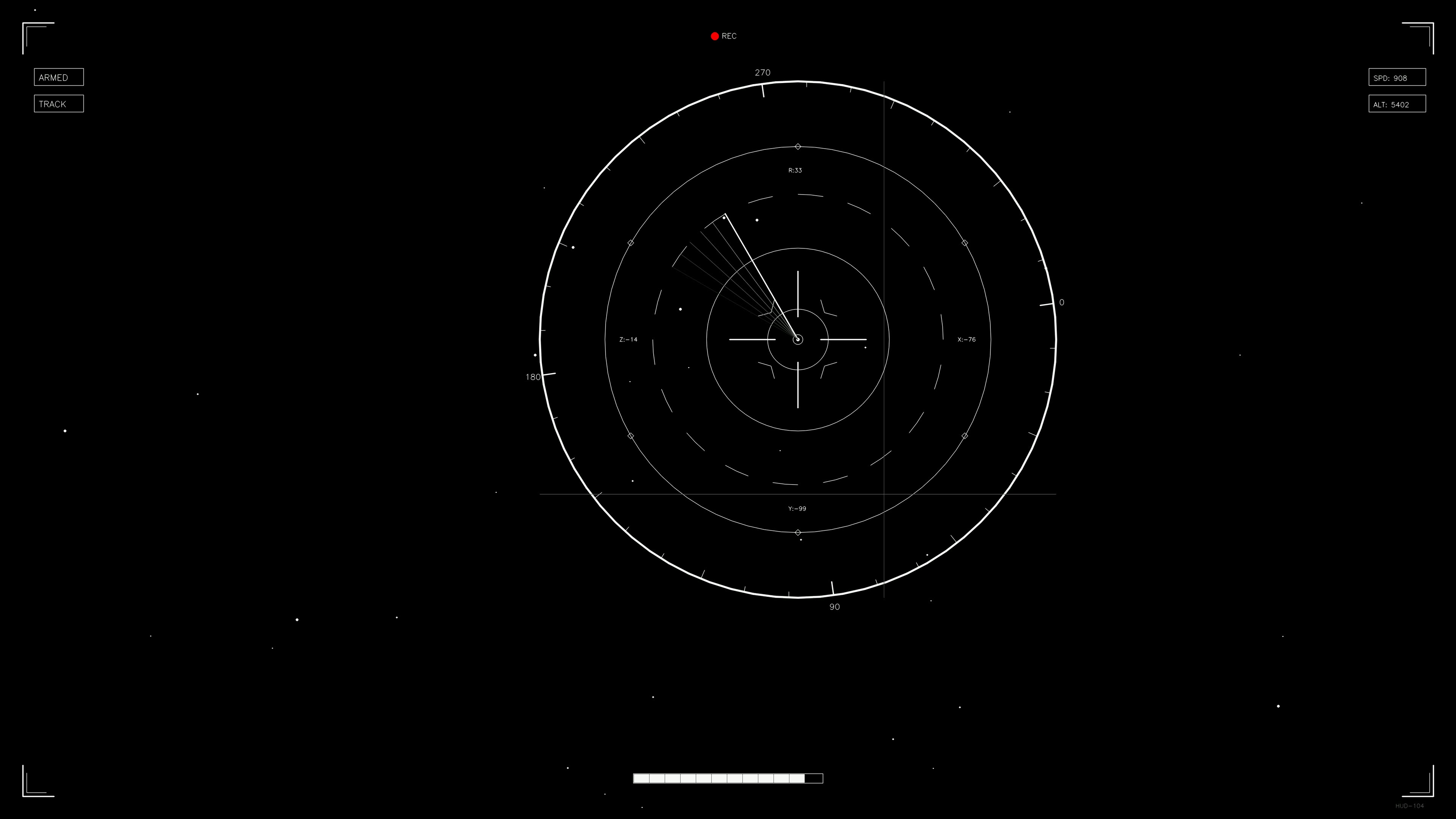 Scifi hud animation designed for webdesigners and videographers in digital spaces for interactive projects