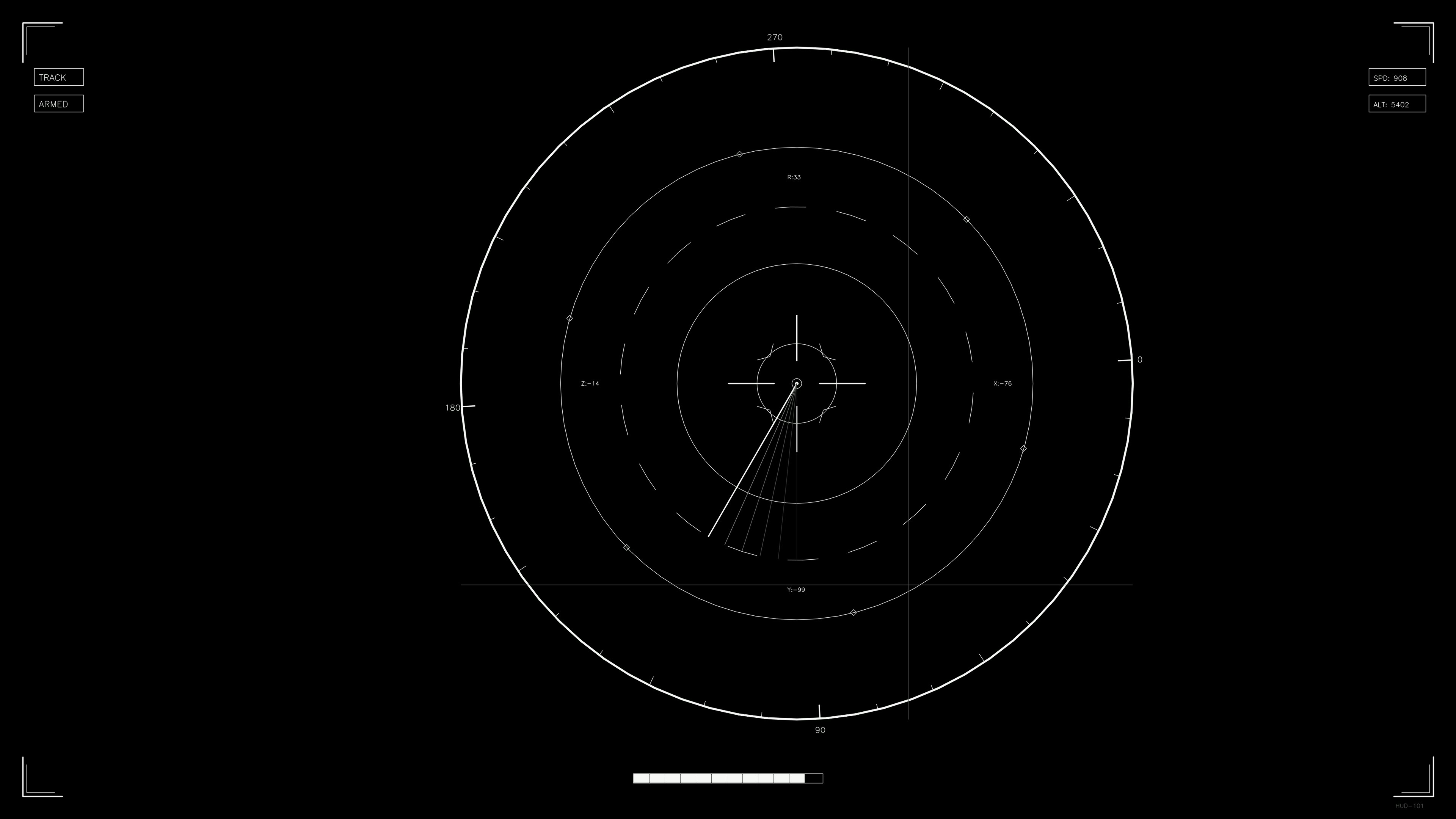 Sci-fi hud animation for web designers and videographers showcasing technology and digital interfaces in creative projects