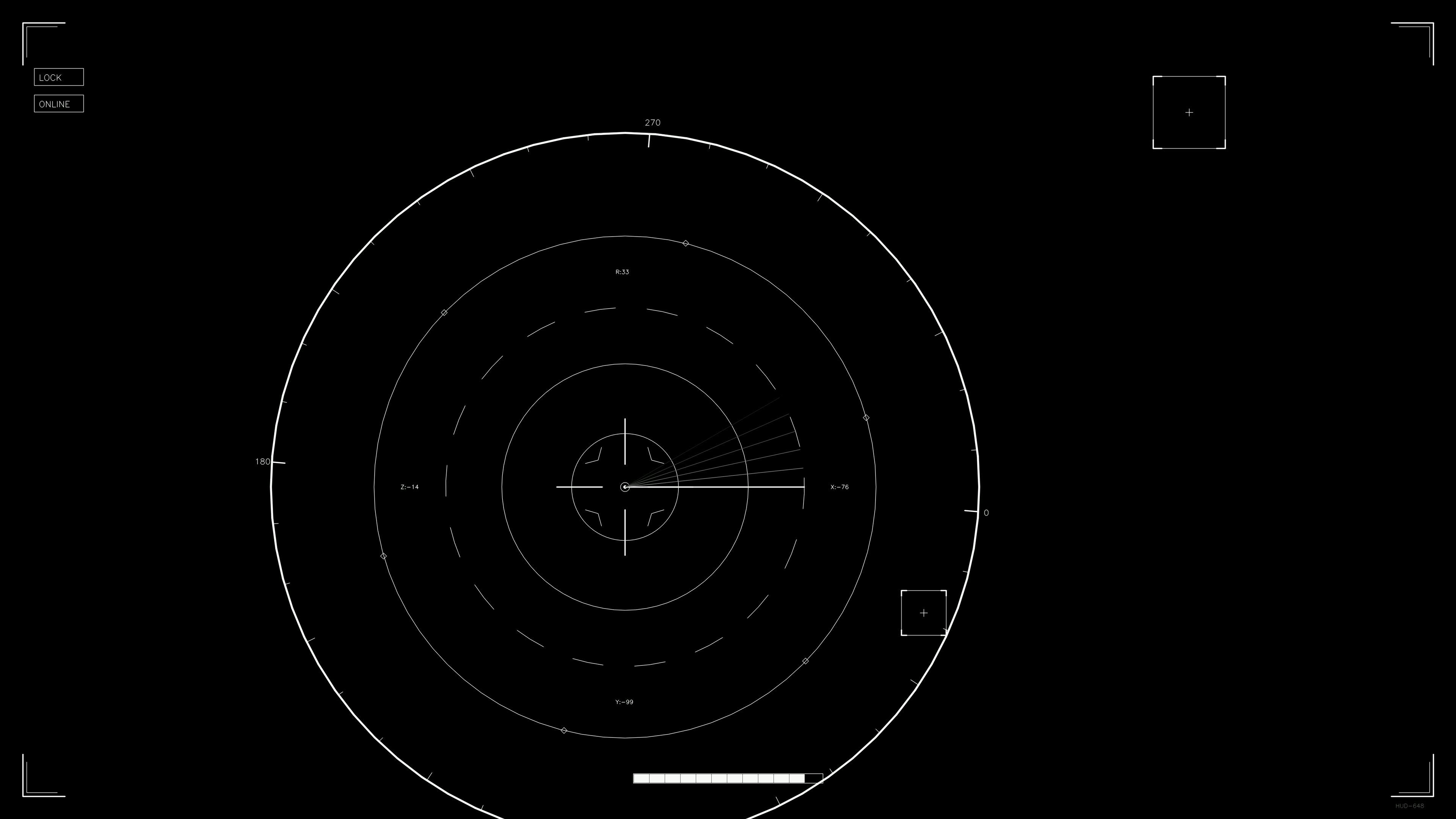 Scifi hud animation designed for web professionals and video editors with circles and lines for digital content