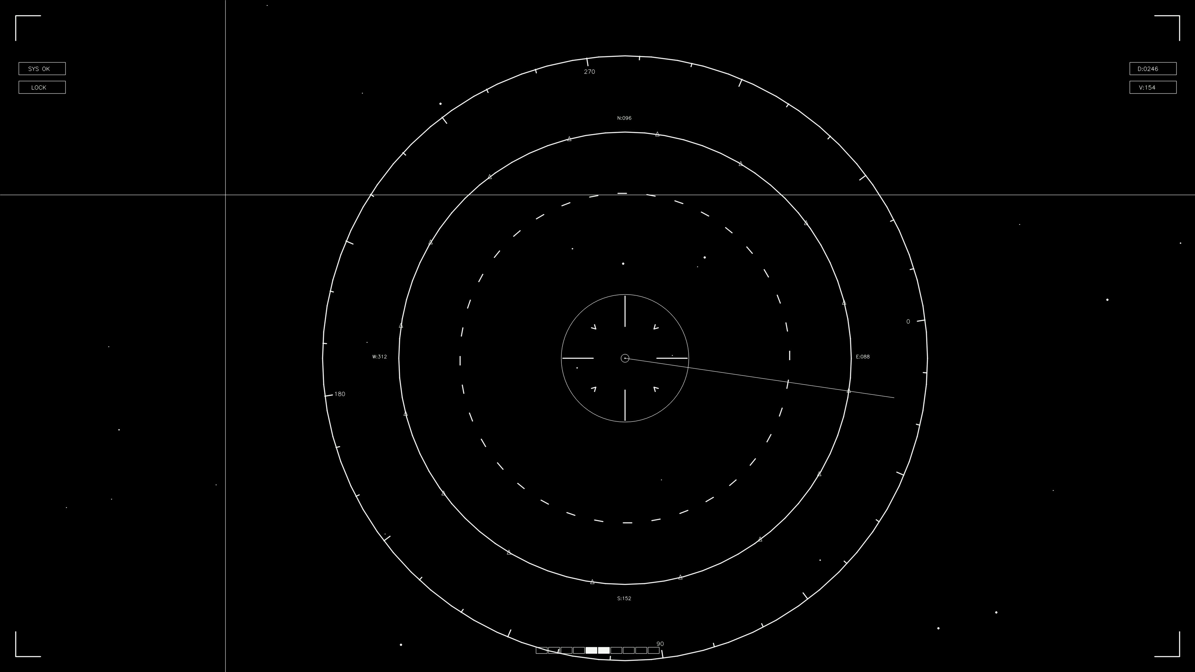 Hud elements animation for web designers and sci fi video producers showcasing dynamic display concepts