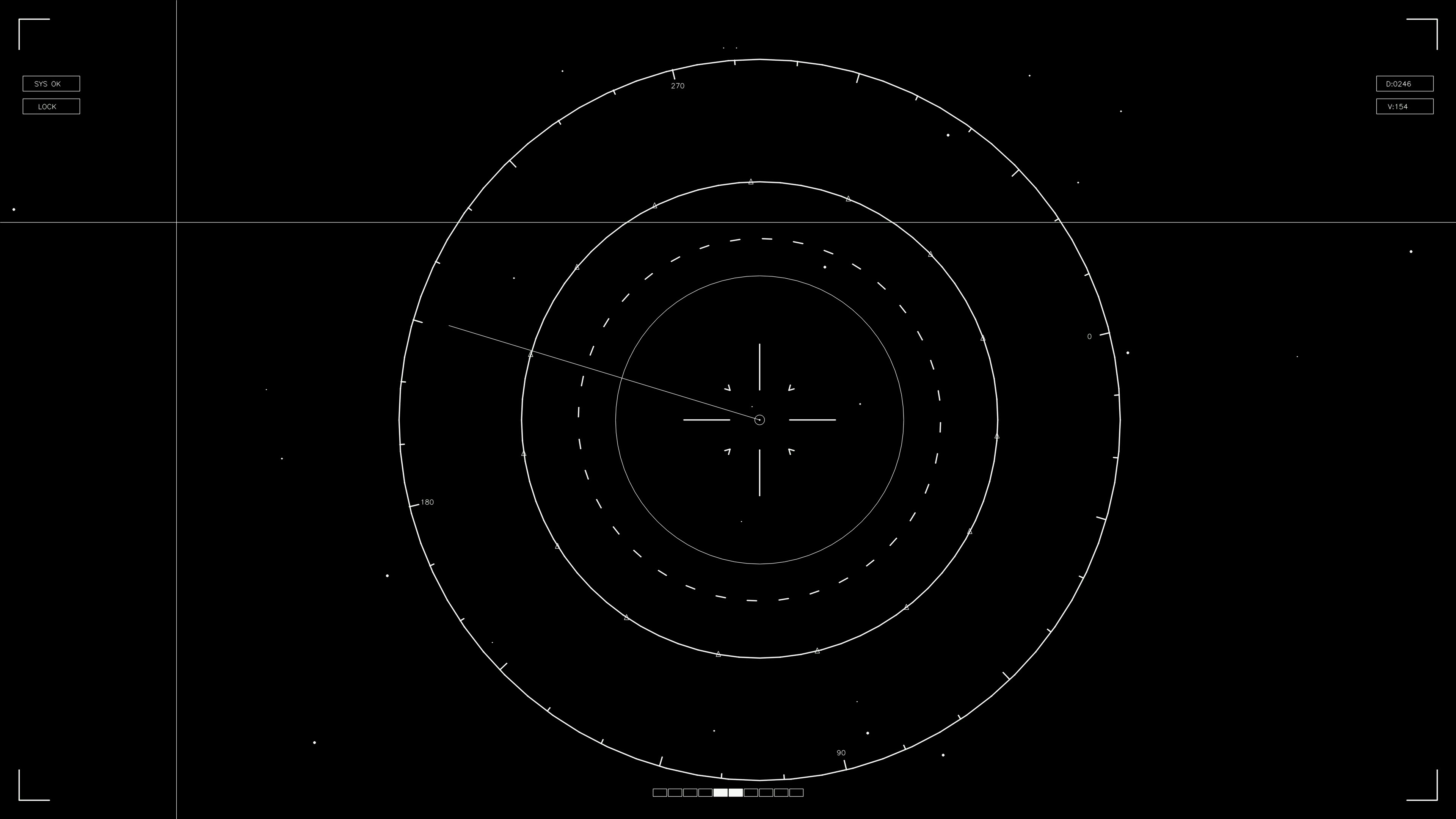 Hud elements animation for web designers and sci-fi video editors showcasing circular graphics and data overlays