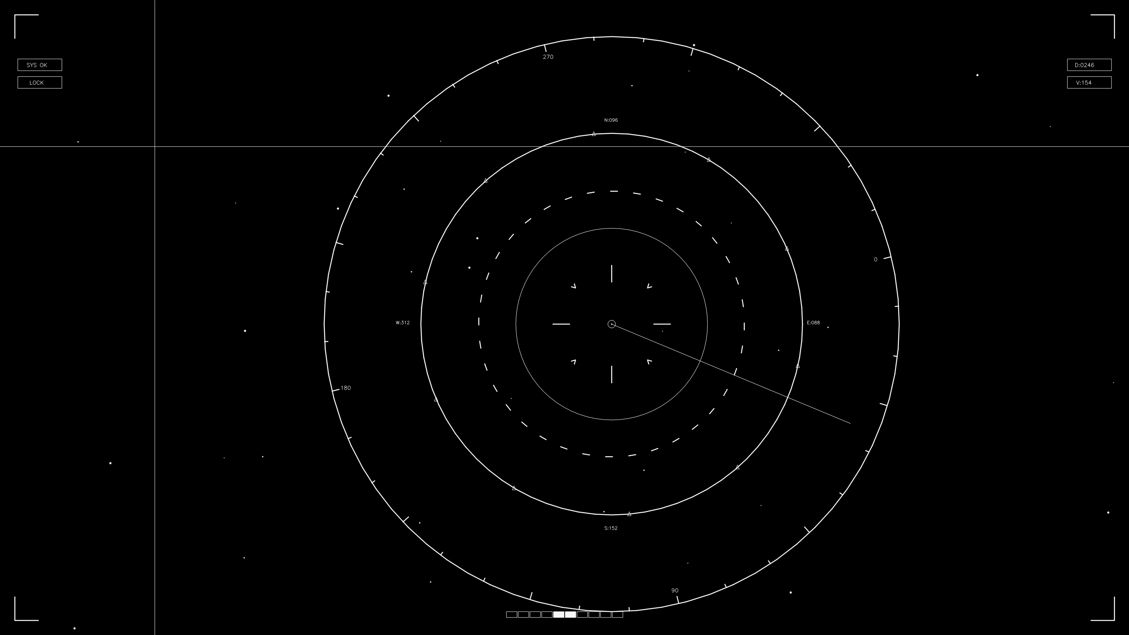 Hud elements animation for web designer and sci fi video cutter with circular patterns and data points