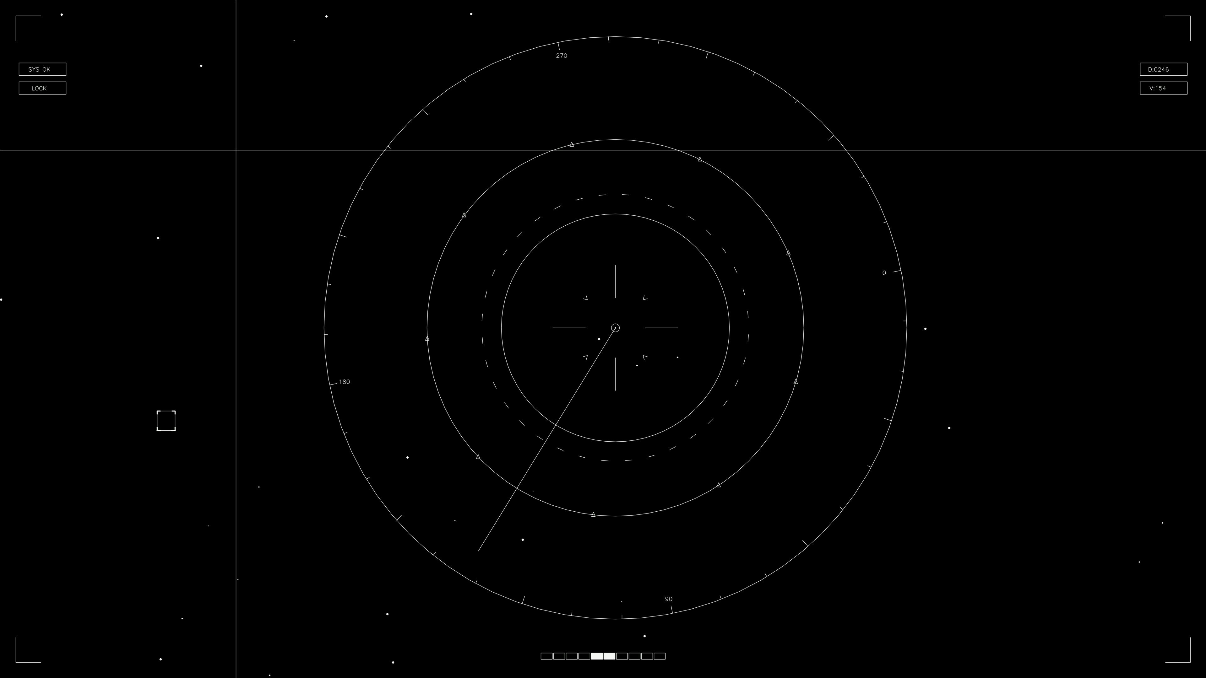 Animation of hud elements for web designers and video editors with a sci-fi theme showing dynamic sequences and data overlays