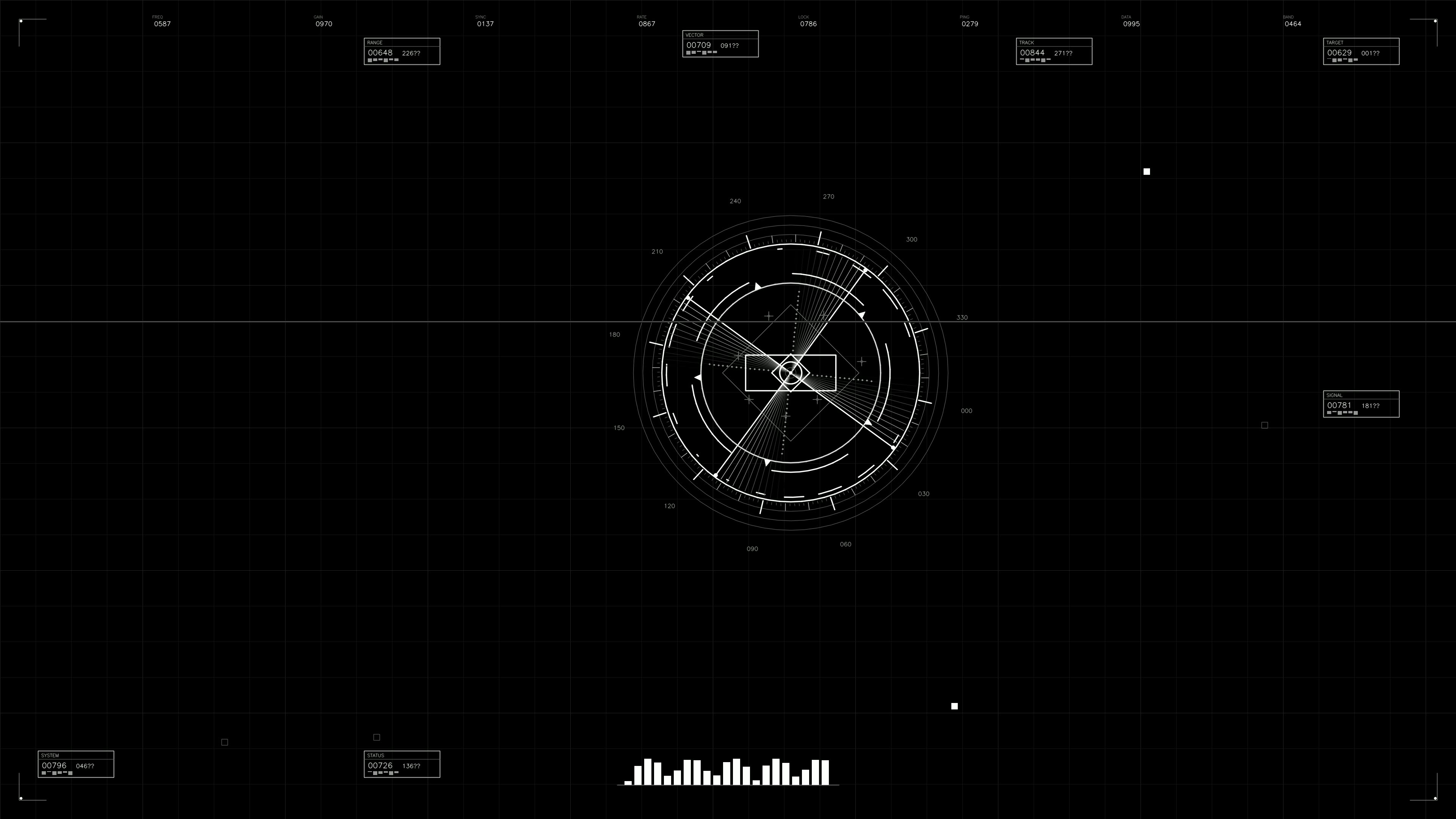 Military gui war stock footage with hud animation for science fiction production in a futuristic setting