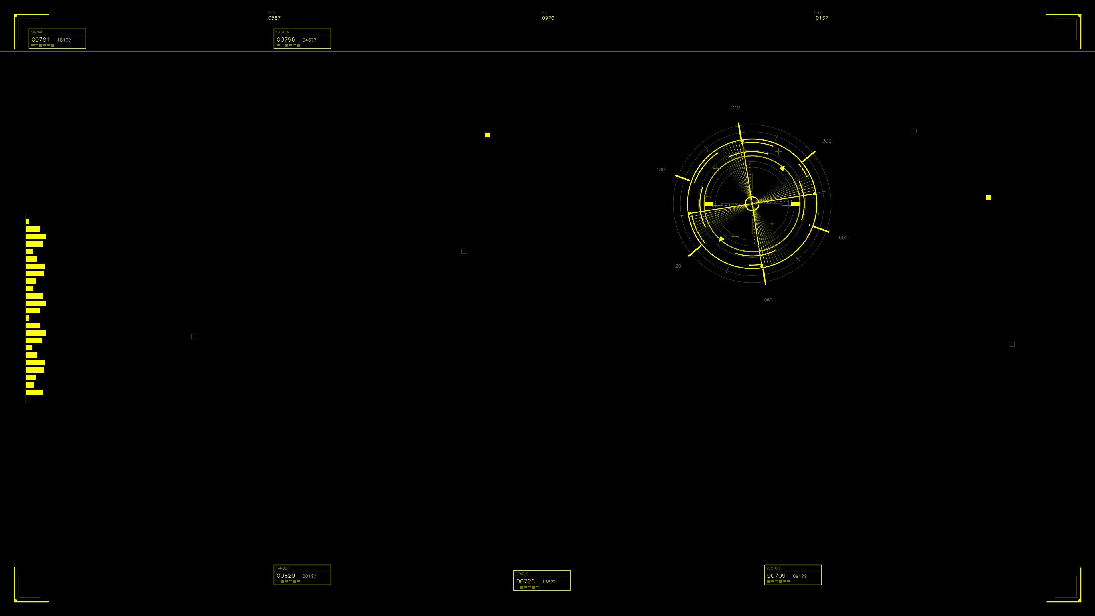 Military gui war stock footage hud animation used in science fiction production for various projects and applications